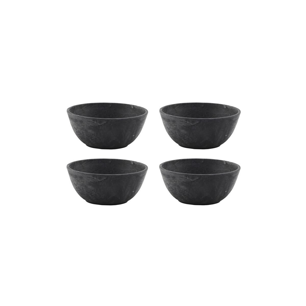 Schüssel Serveur 4er Set, schwarz 