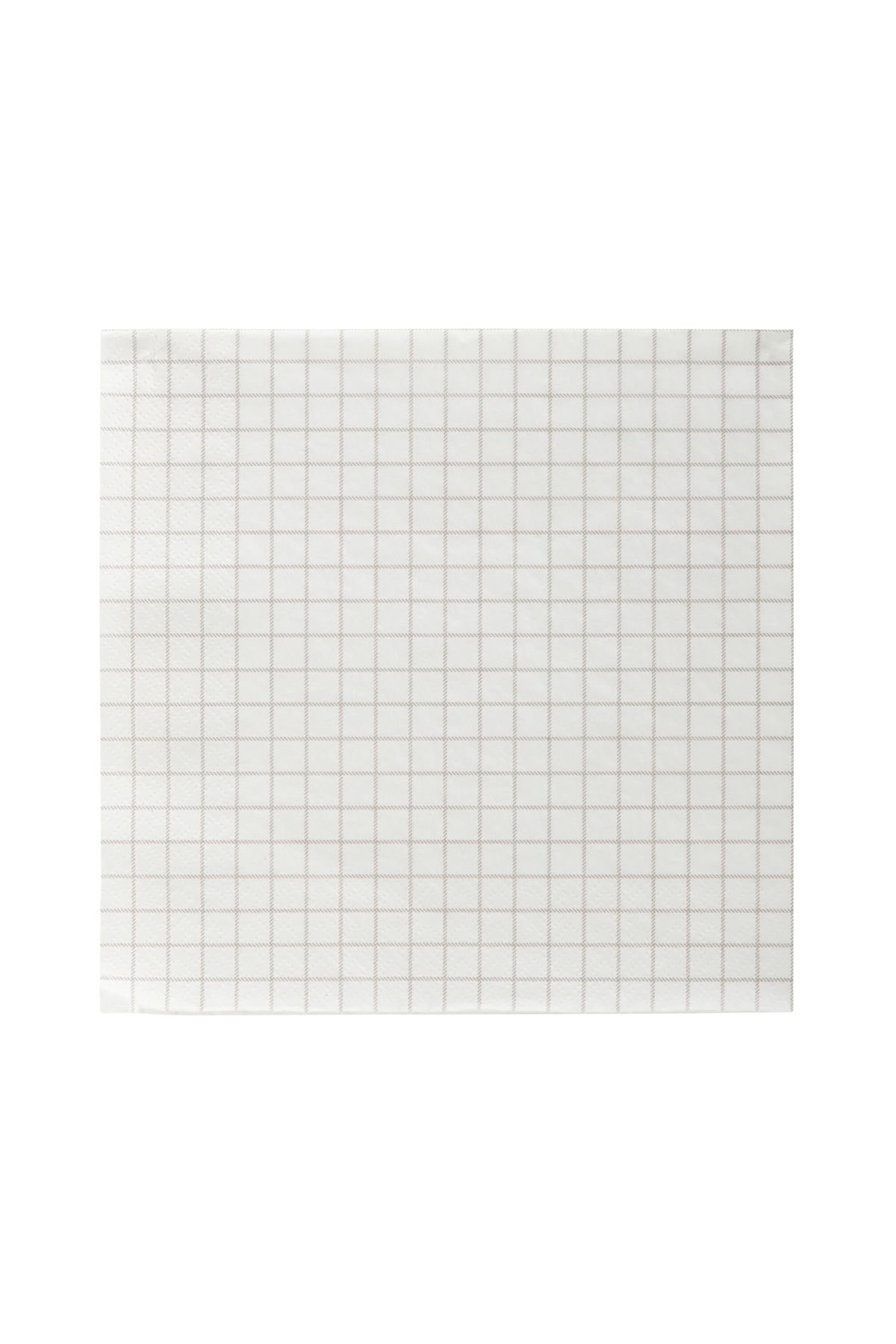Servietten Check, beige 