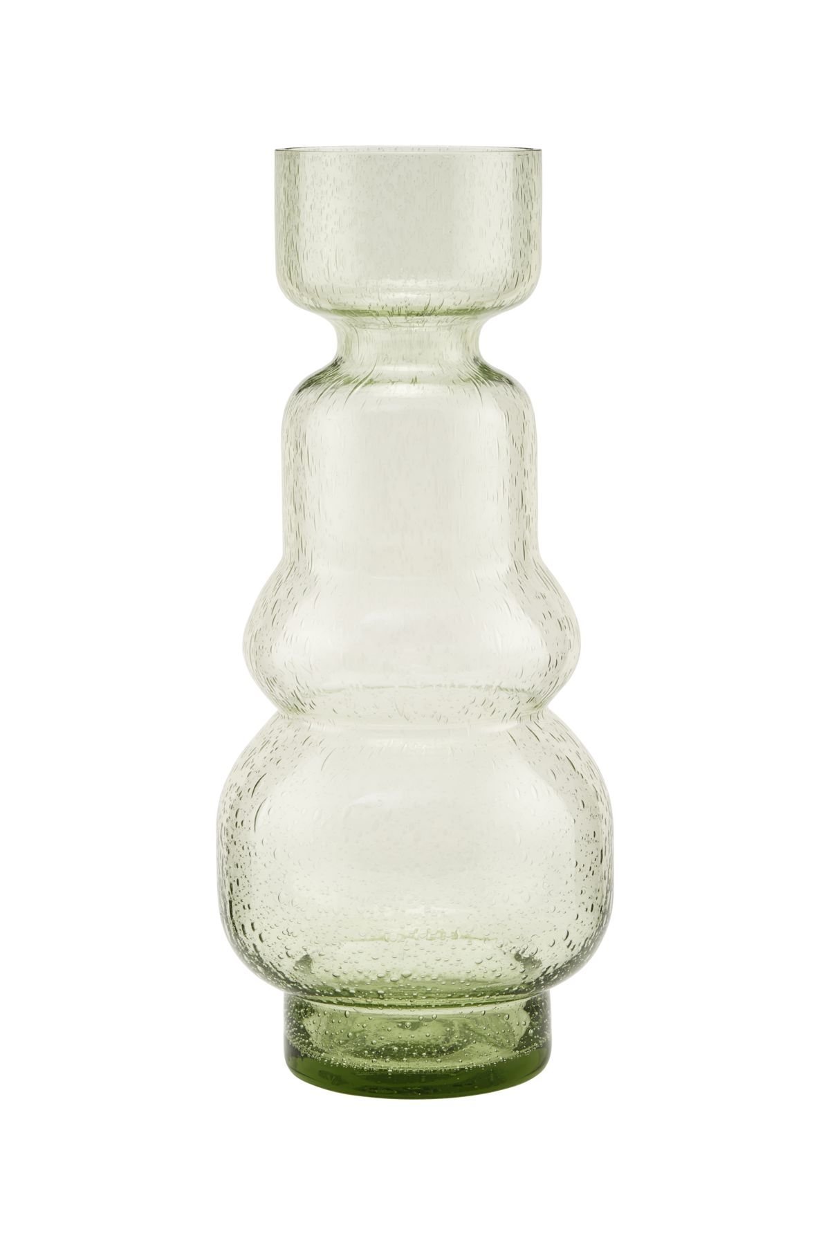 Vase Organi, grün Ø11 x H26cm