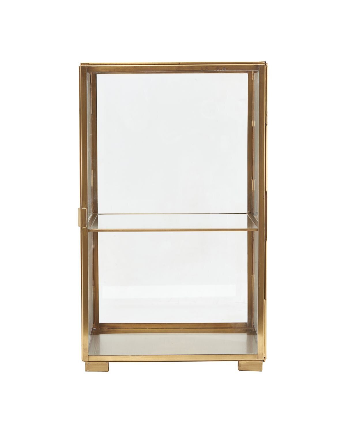 Wandschrank Glass aus Messing, messing 25 x 25 x 41 cm