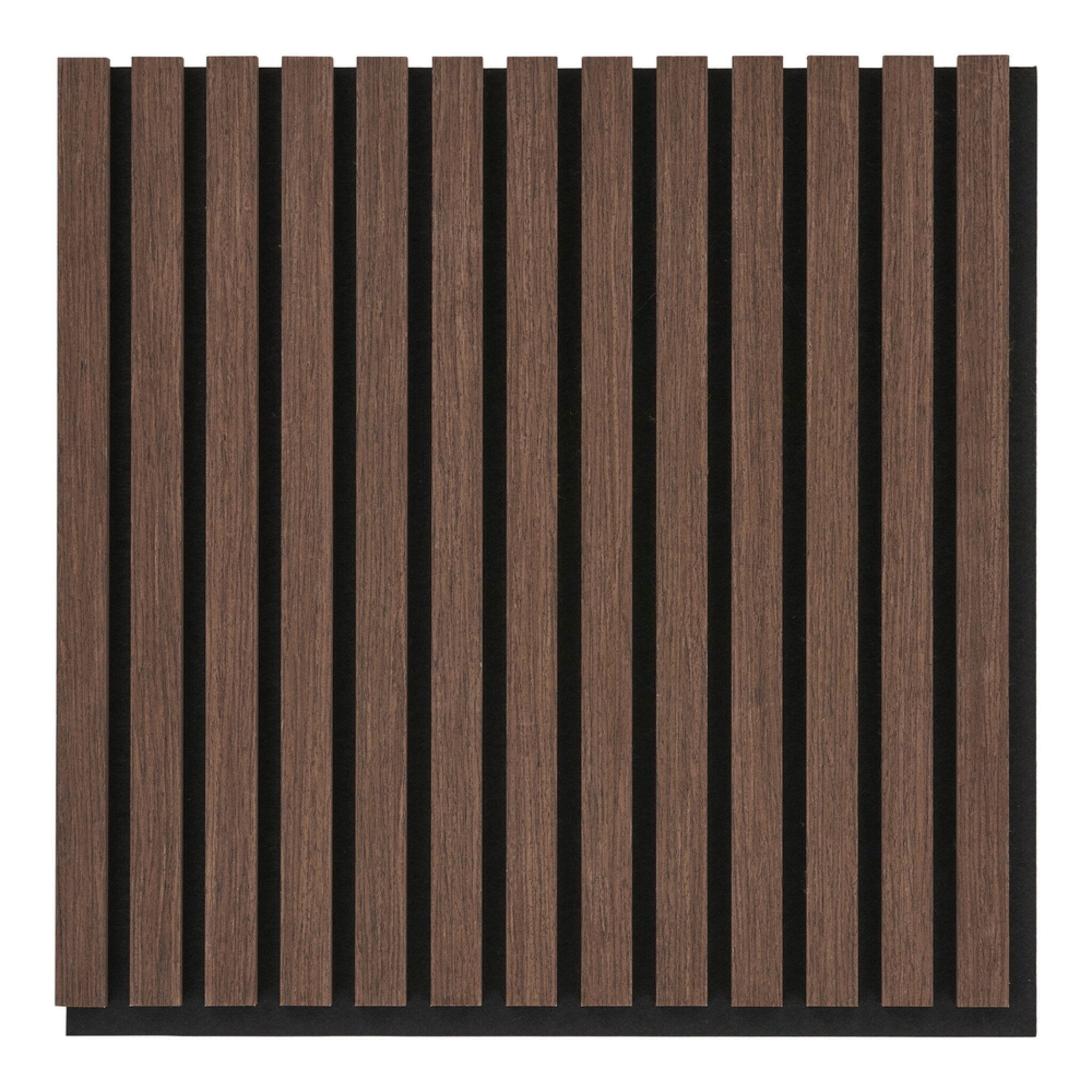 Akustikpaneel, walnuss 52 x 2,2 x 52 cm