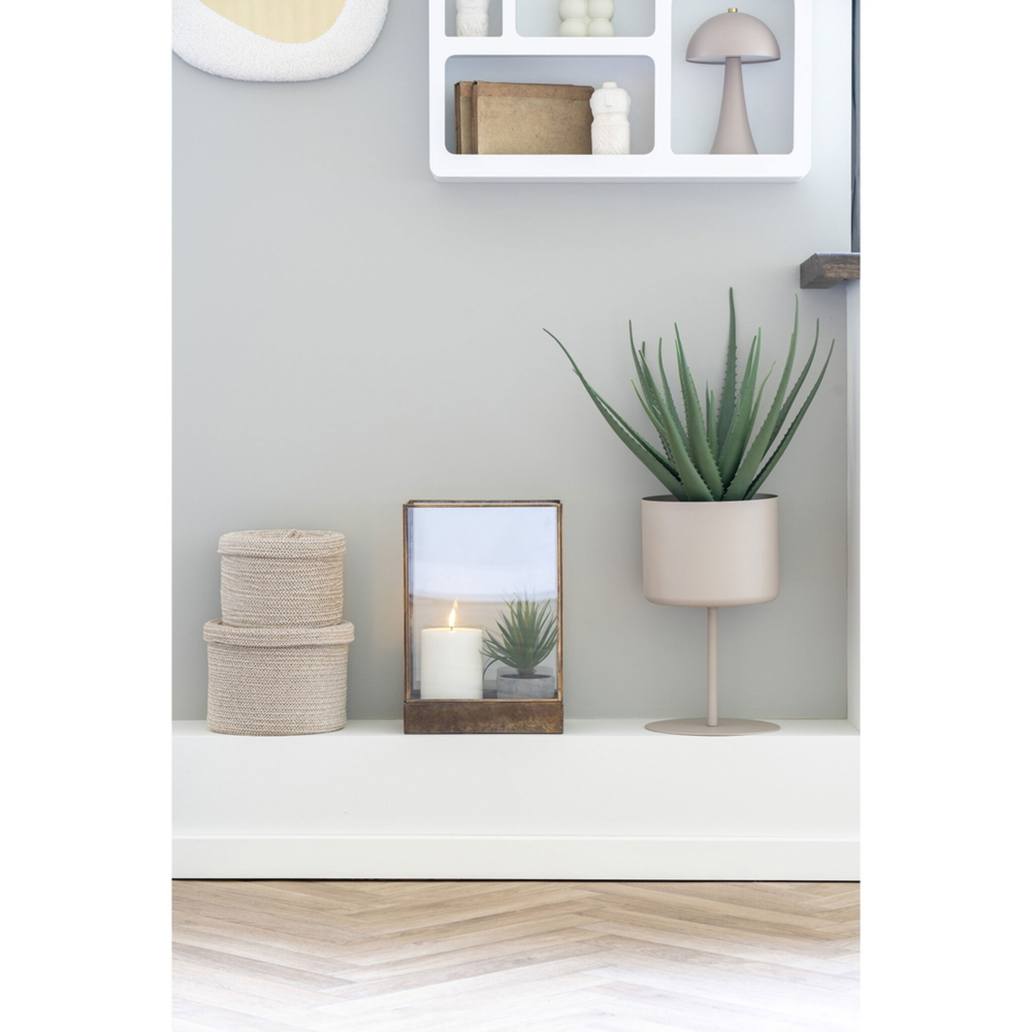 Aloe Vera Künstliche Grünpflanze, grün 