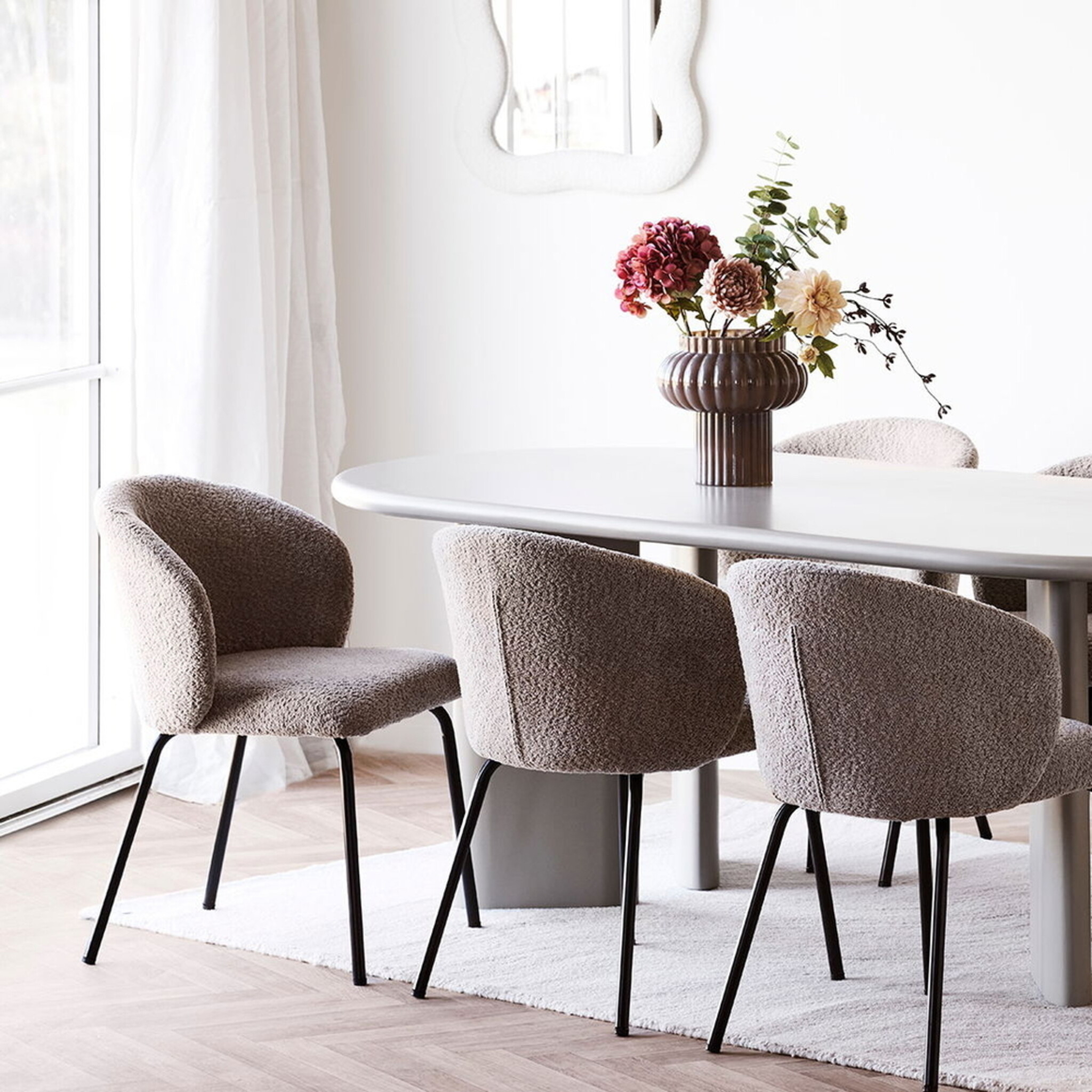 Dahlia Bouquet, Künstlicher Blumenstrauß, rosa 