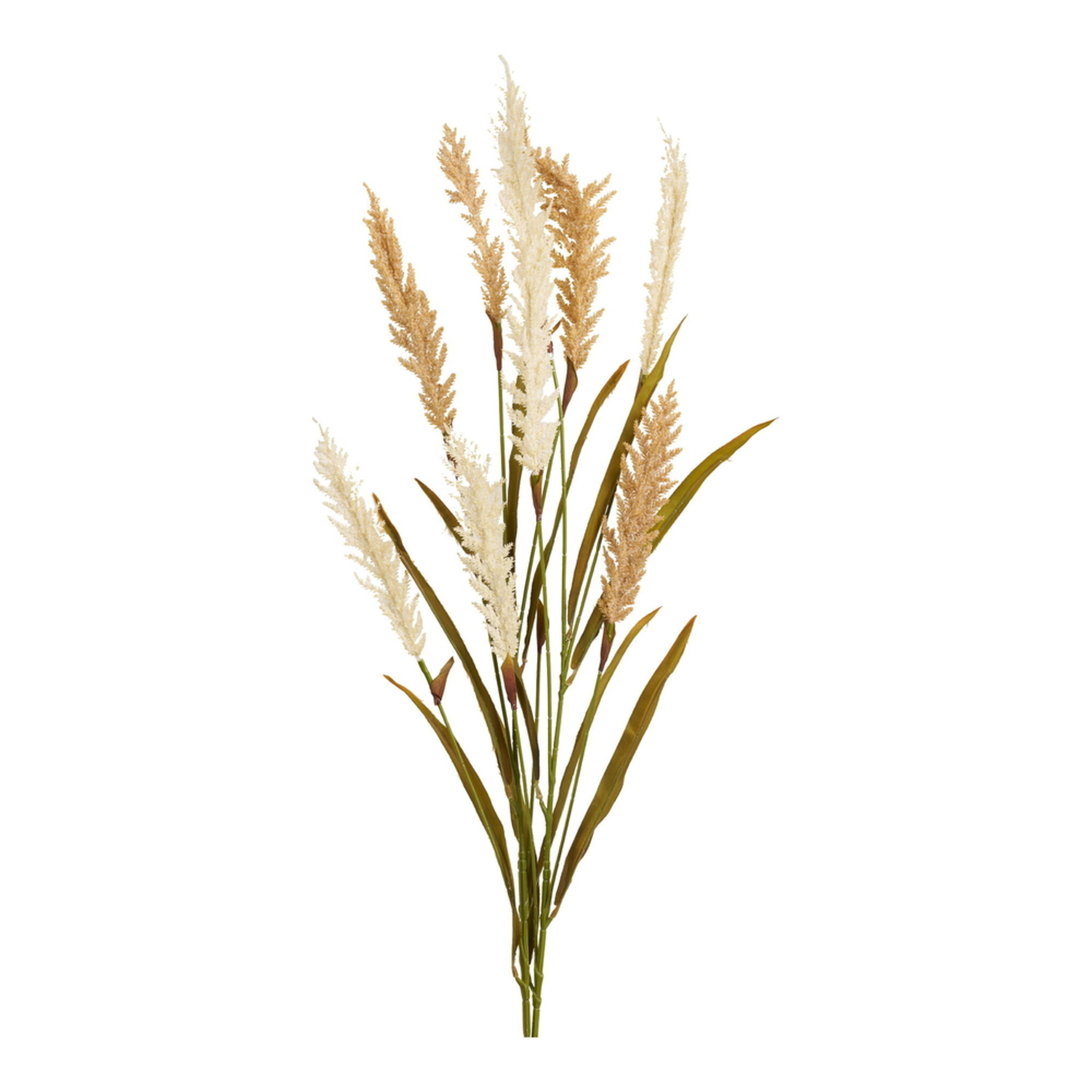 Dekoratives Gras, künstlich, 1,30m, beige 