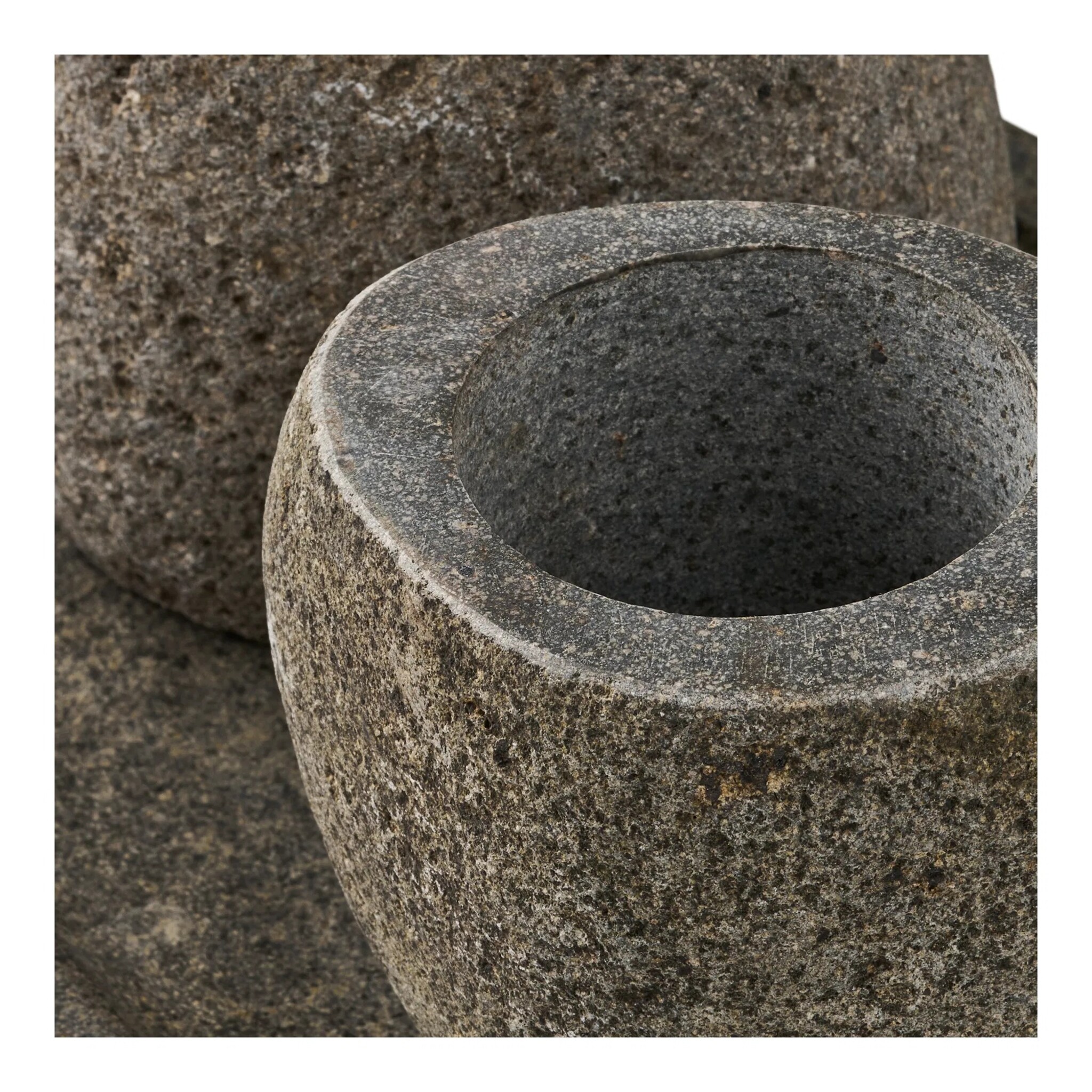 Gara Badezimmer Waschbecken Set, Seifenspender, Becher, natur 