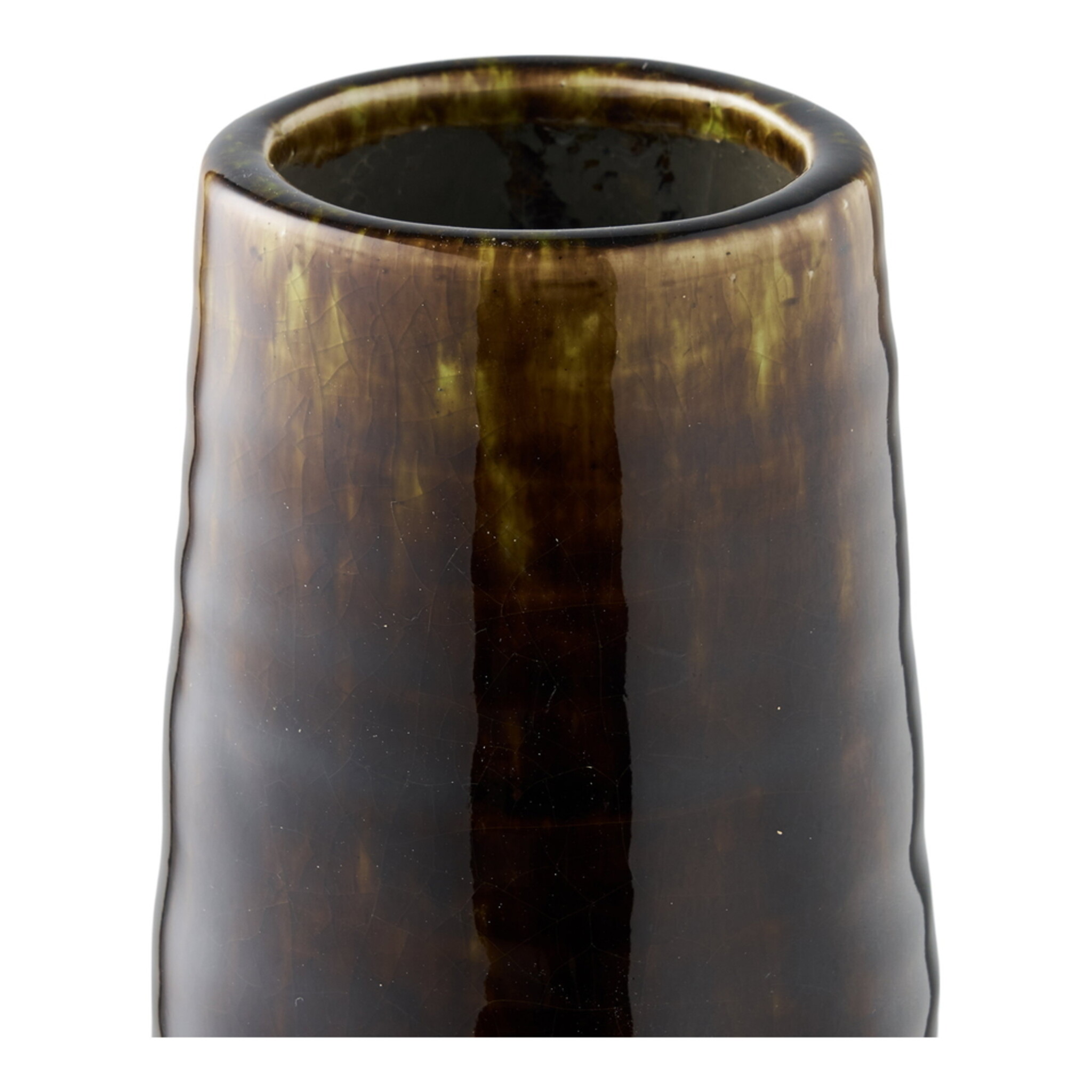 Keramik Vase Braun, braun 