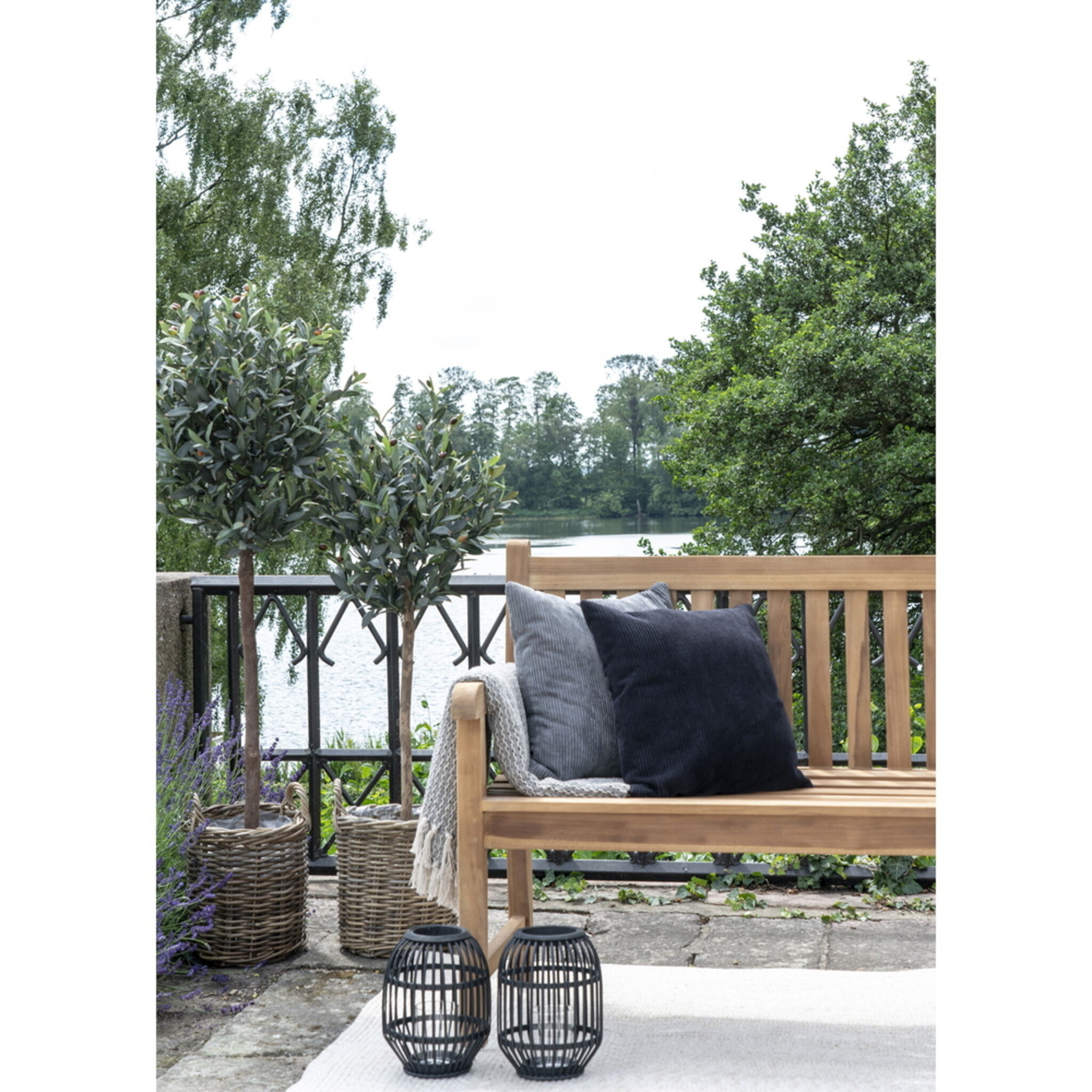 Künstlicher Olivenbaum Stamm,  Ø 58 cm, Höhe 150 cm