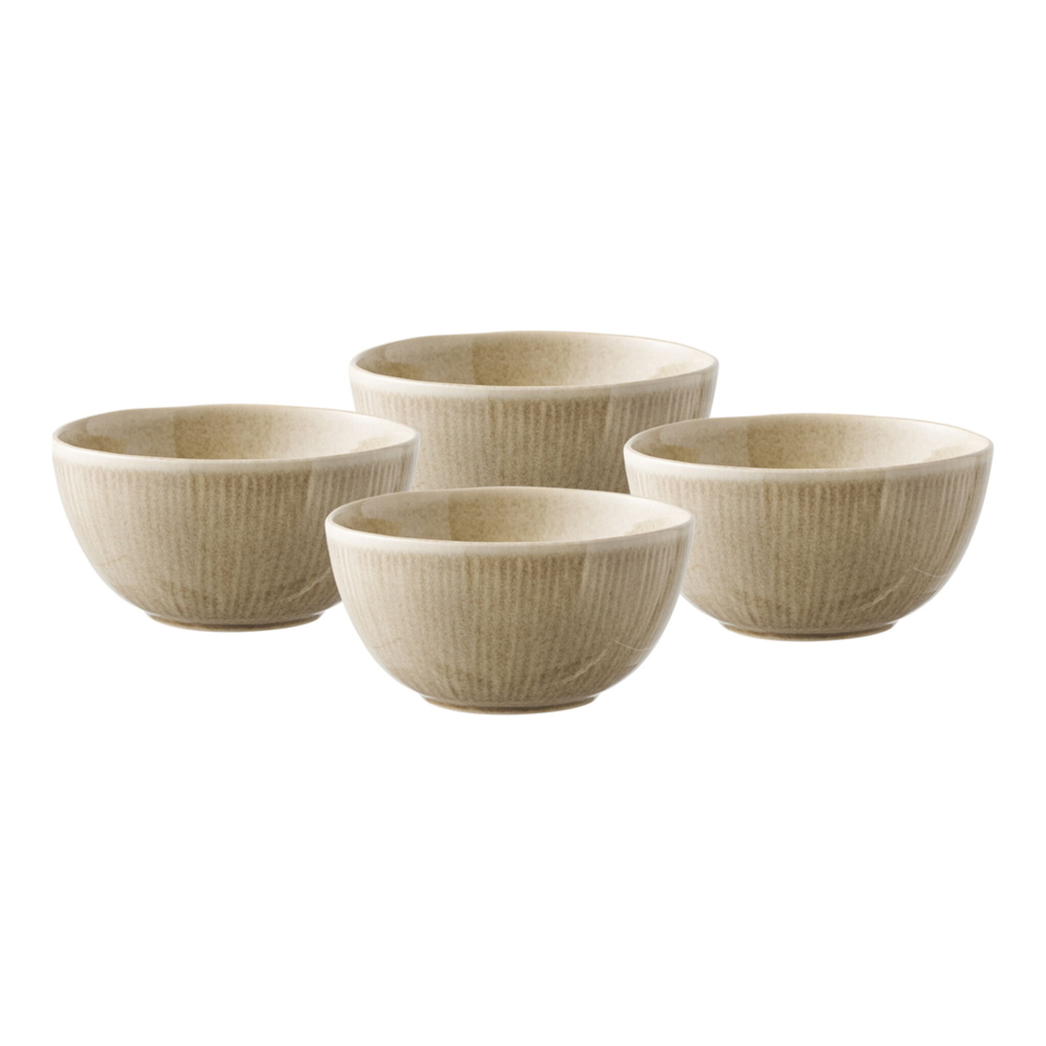 Viola Bowl Schalen 4er Set, beige 