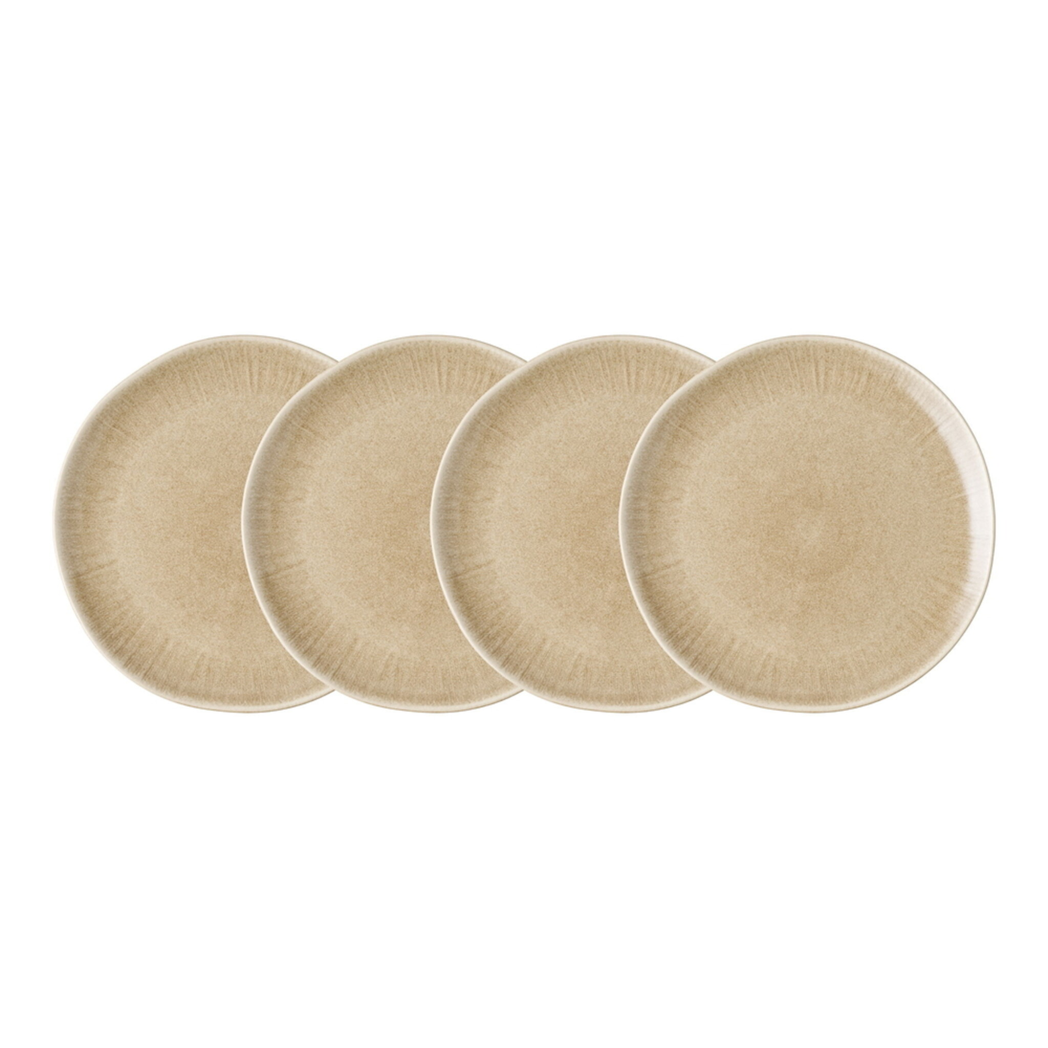 House Nordic Viola Speiseteller 4er Set, beige 