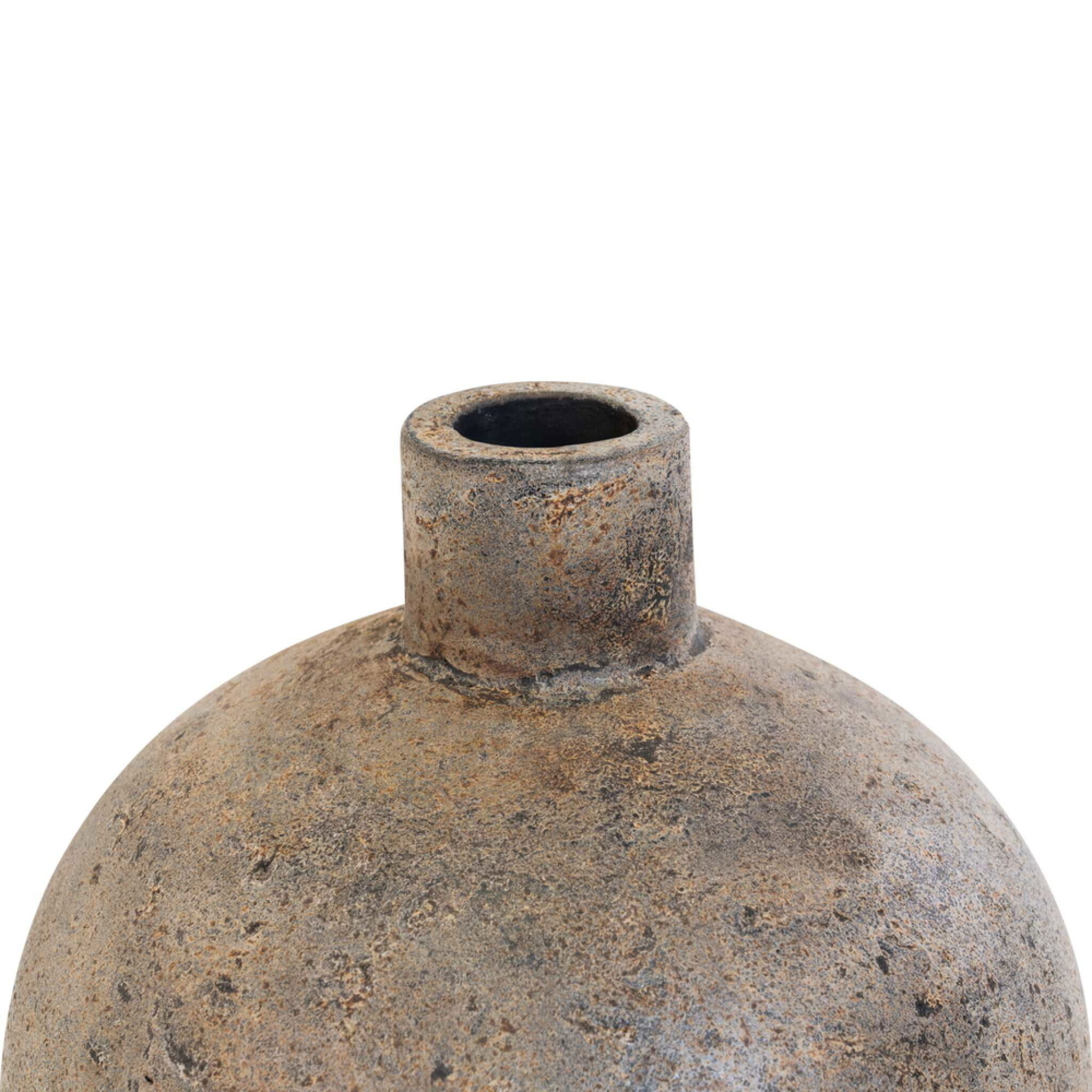 XXL Vase, Bodenvase Corvo, braun 