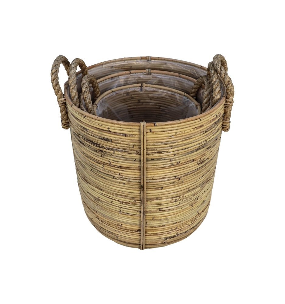 Korbset Kika Rattan 3er, natur 