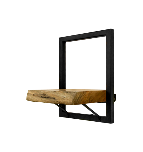 Wandboard Levels Live Edge, natur 25x22x32 cm