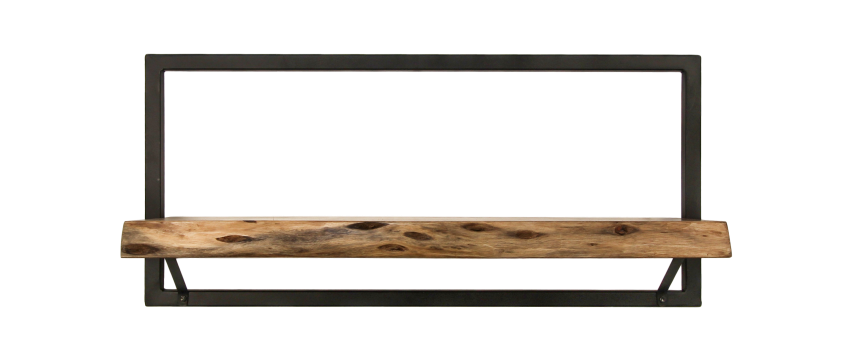 Wandboard Levels Live Edge, natur 70x22x32 cm