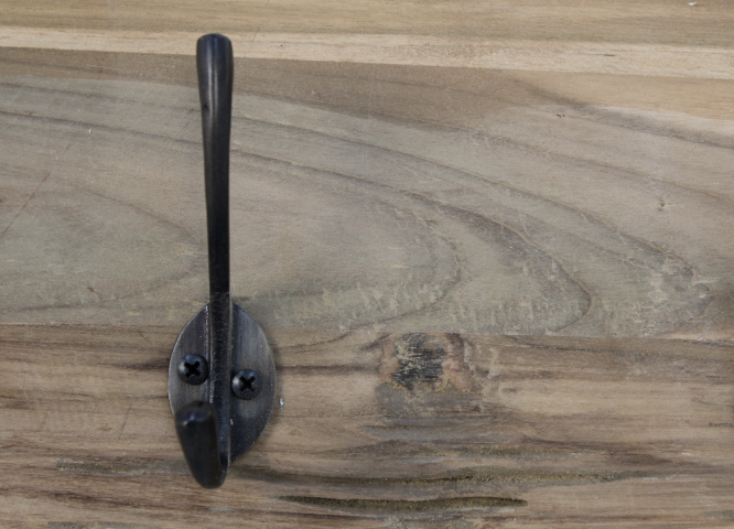 Wandgarderobe Natur Eisenbahnschwelle, natur 