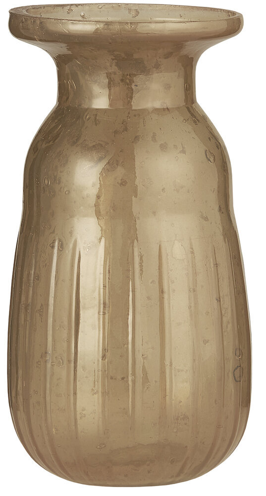 Hyazinthenvase pebbled Glas, honey 