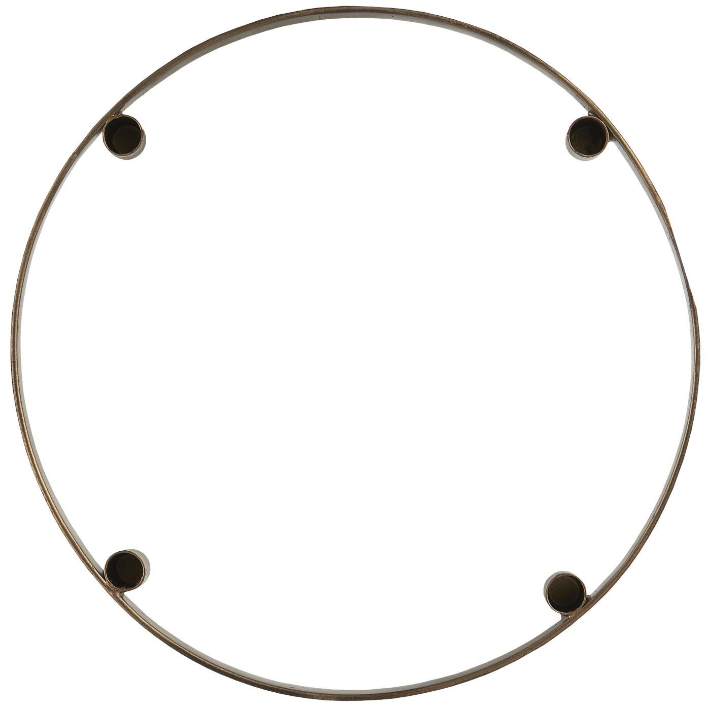 Adventkerzenhalter für 4 dünne Kerzen Stillenat, braun 