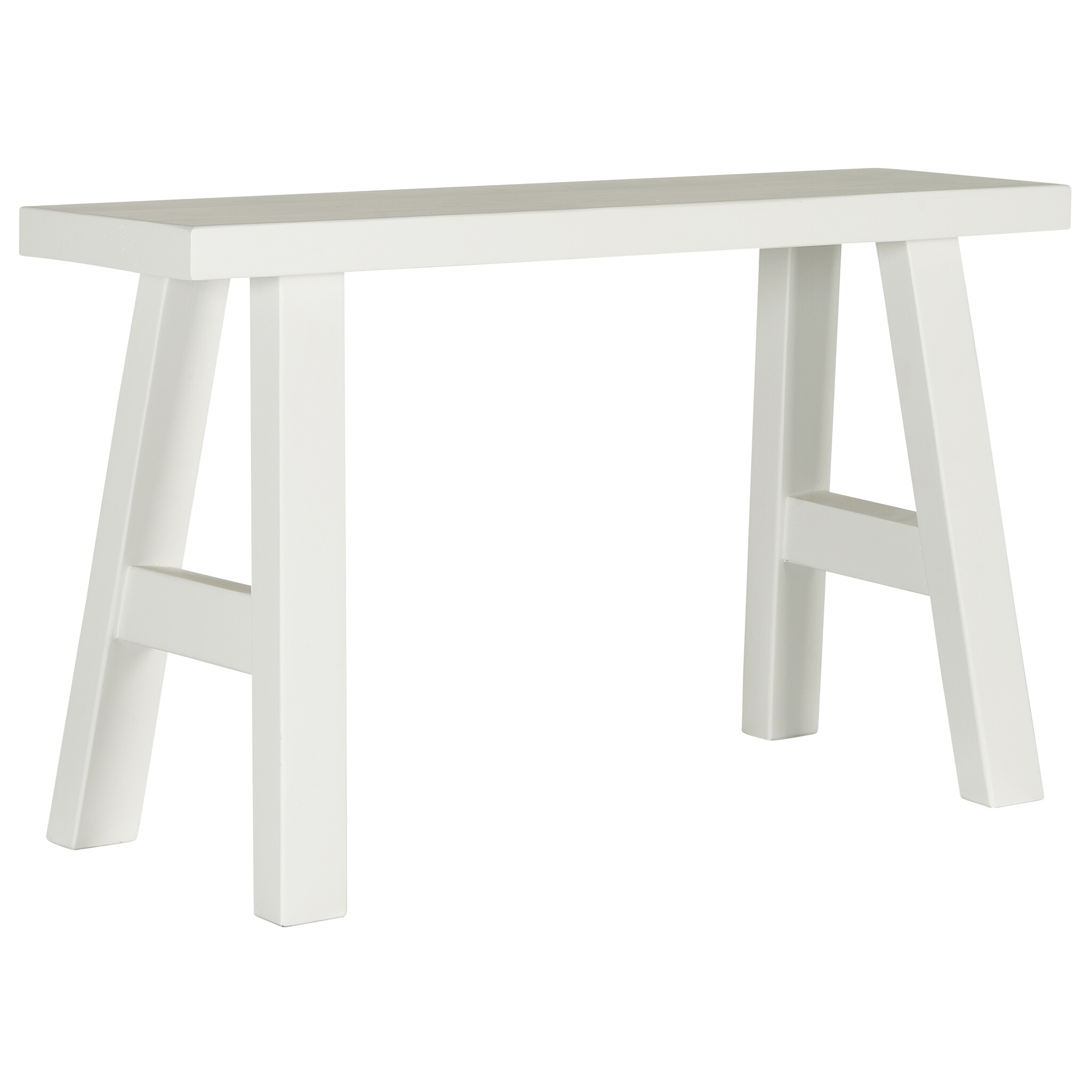 Bank Gilleleje Lang, weiß 