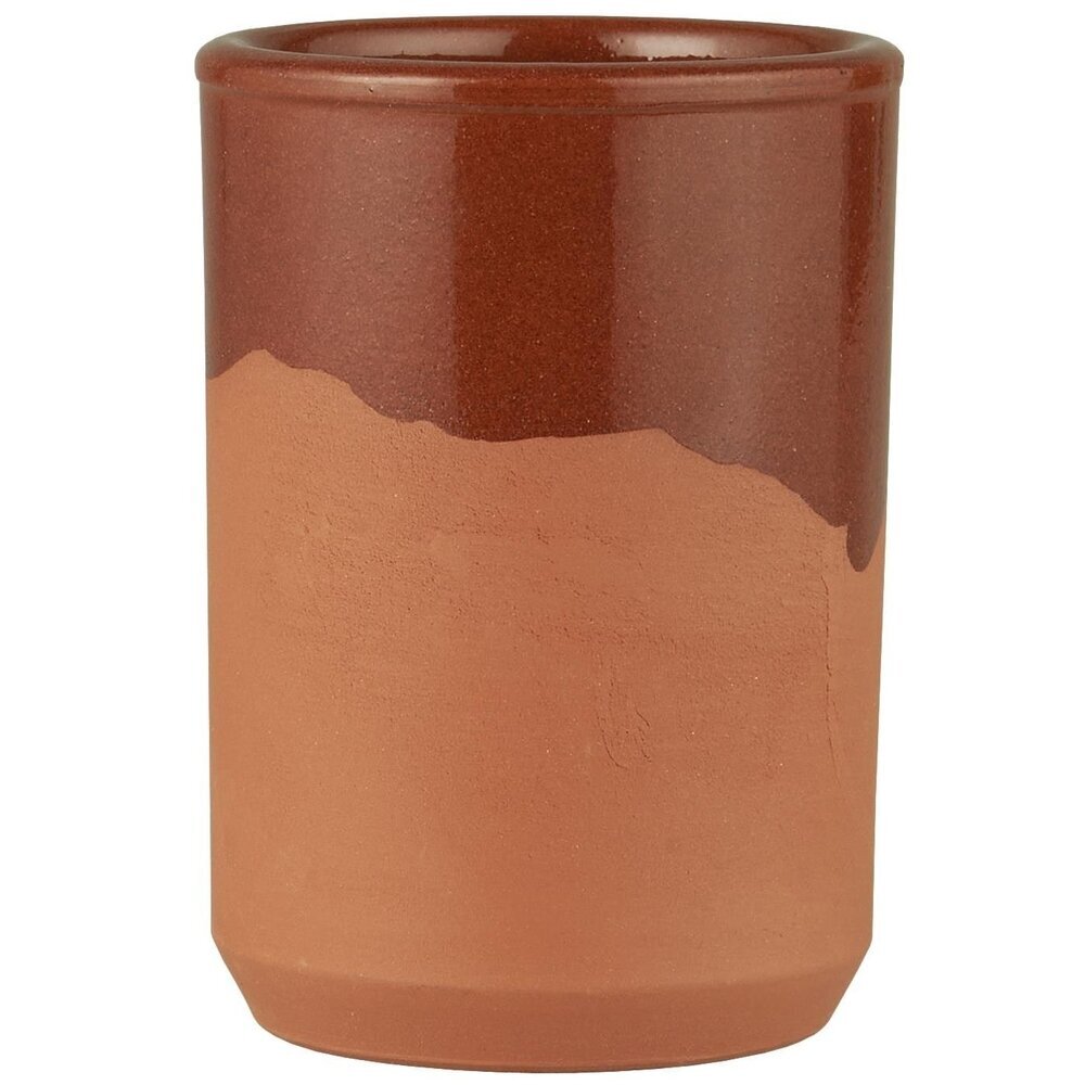 Becher Rustique, rotbraun 