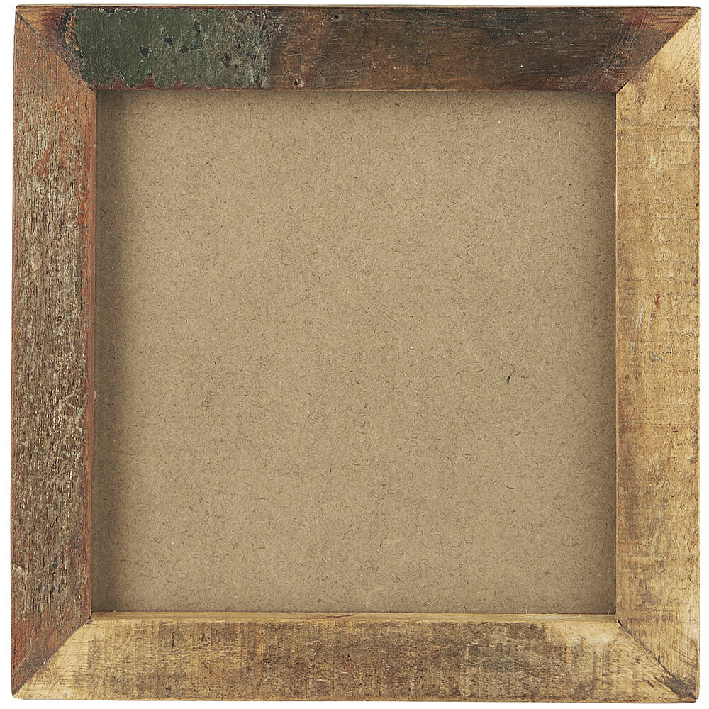 Bilderrahmen aus Holz UNIKA, braun 18 x 18 cm/Fotogröße: 14 x 14 cm