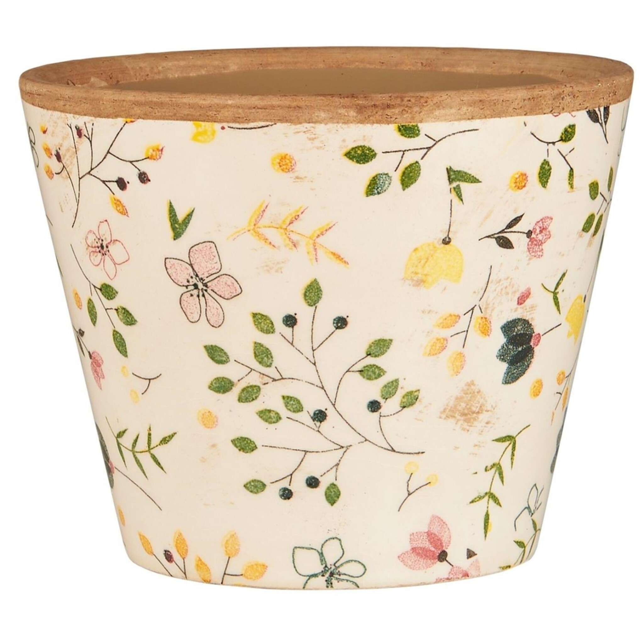 Blumentopf Frühlingswiese, bunt Höhe 10.7, Ø 13.1 cm