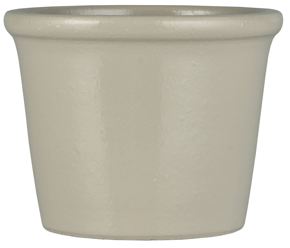 Blumentopf Halfdan mit dicker Kante, sand H11 x Ø13 cm