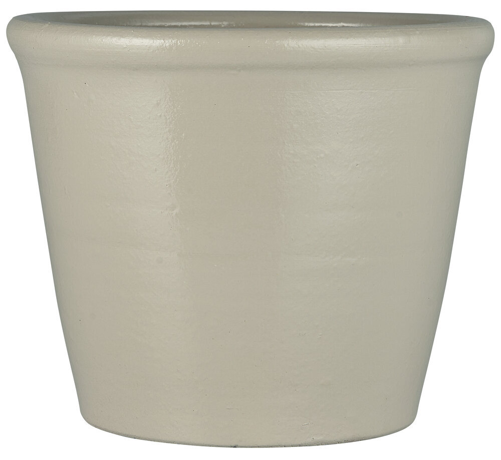 Blumentopf Halfdan mit dicker Kante, sand H21,5 x Ø25 cm