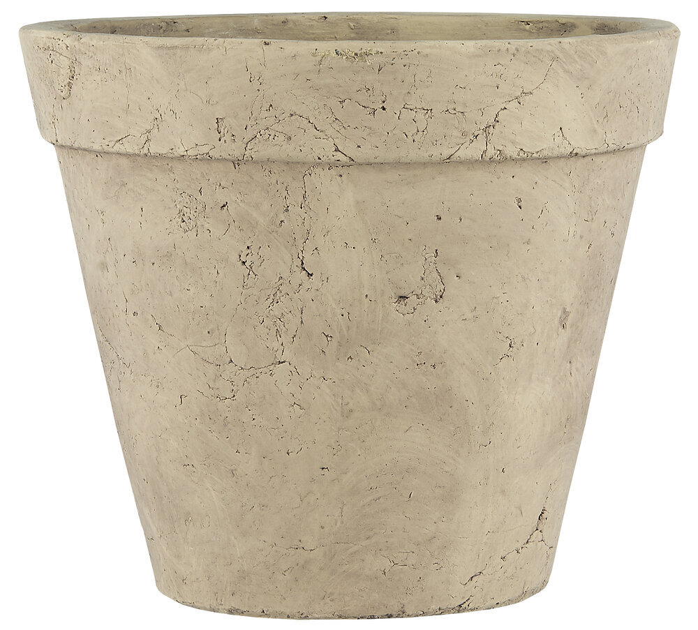 Blumentopf Samos, beige H19 x Ø21,5 cm
