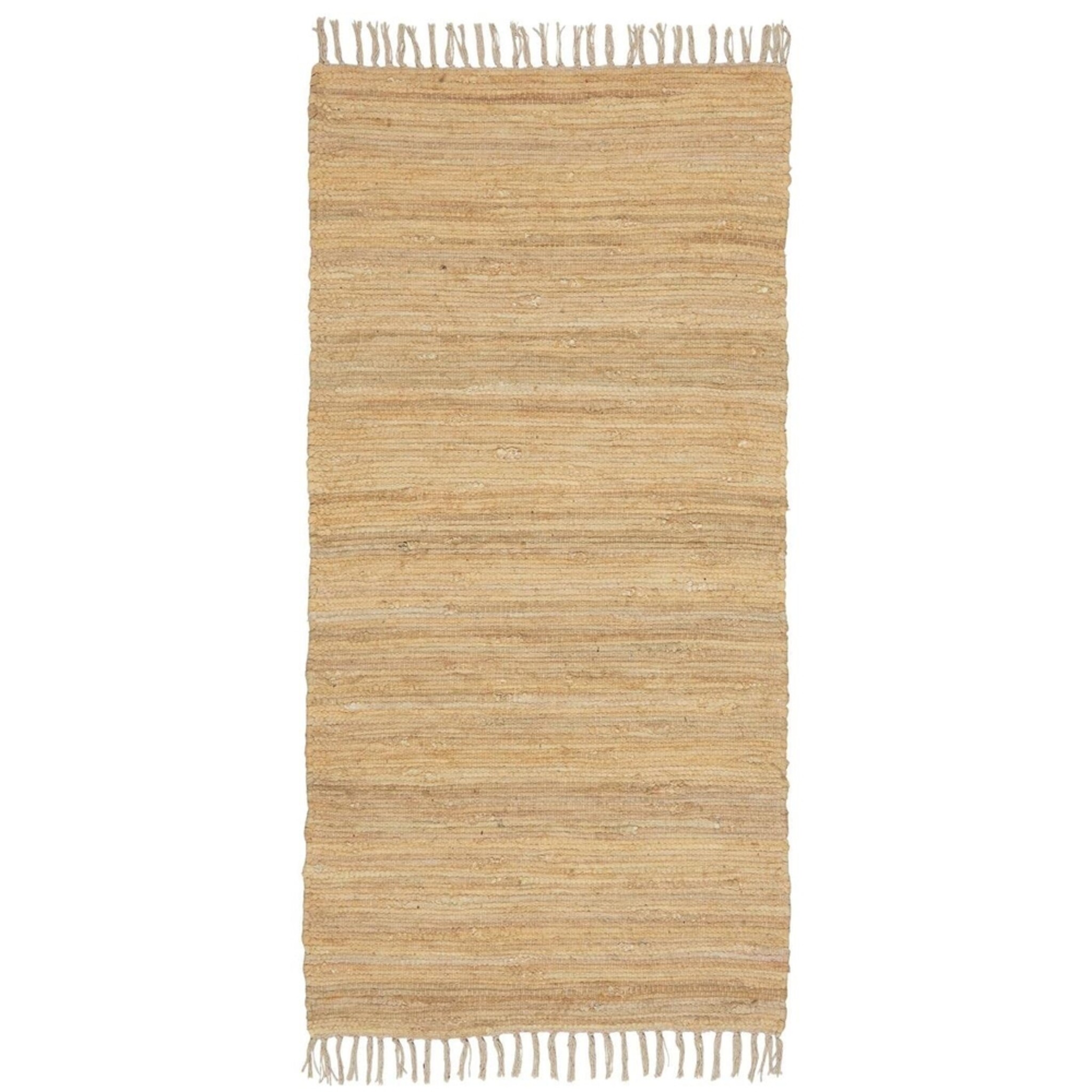 Bodenläufer aus Baumwolle, beige 