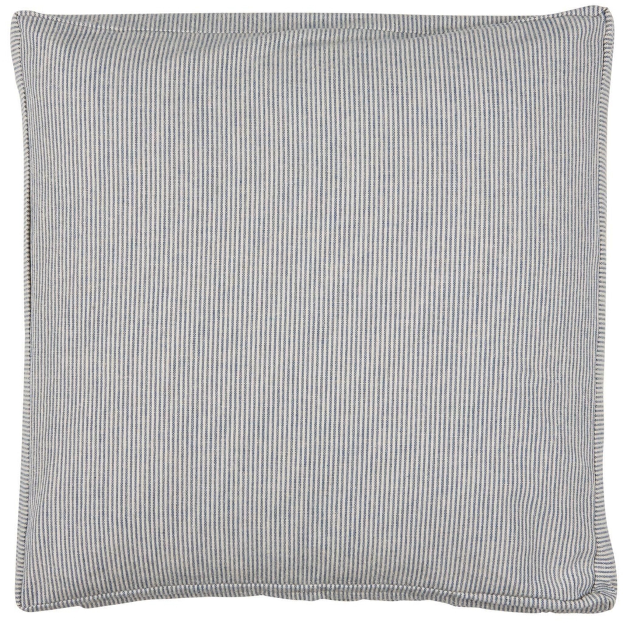 Boxkissenbezug Charlie mit dünnen Streifen, blau 45 x 45 x 5 cm
