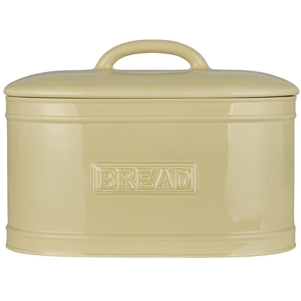 Brotkasten Brotbox oval aus Keramik, wheat straw 