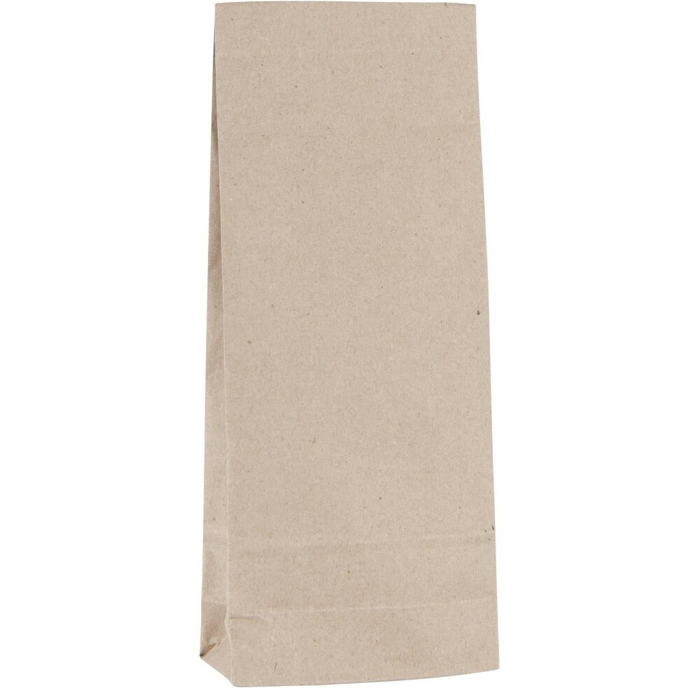 Buntfalttüte Kraftpapier, natur 9 x 4,5 x 22,5 cm
