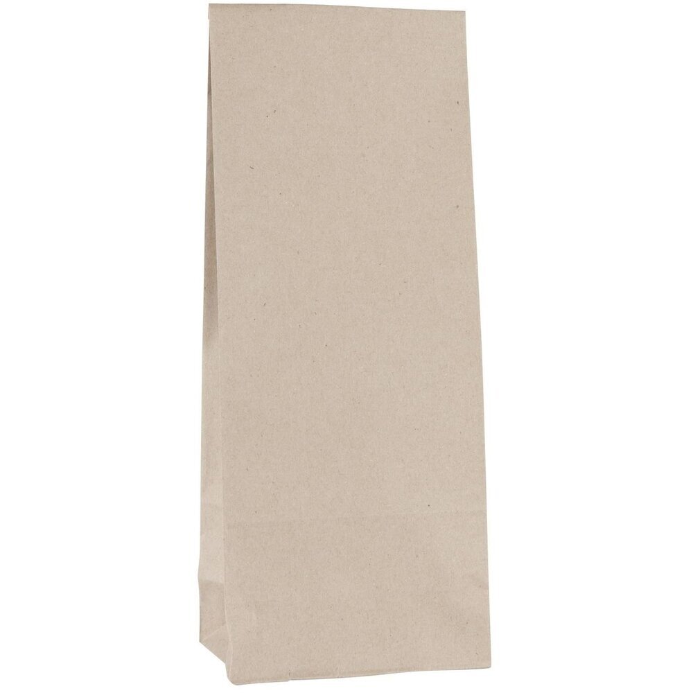 Buntfalttüte Kraftpapier, natur 12 x 7 x 30,5 cm