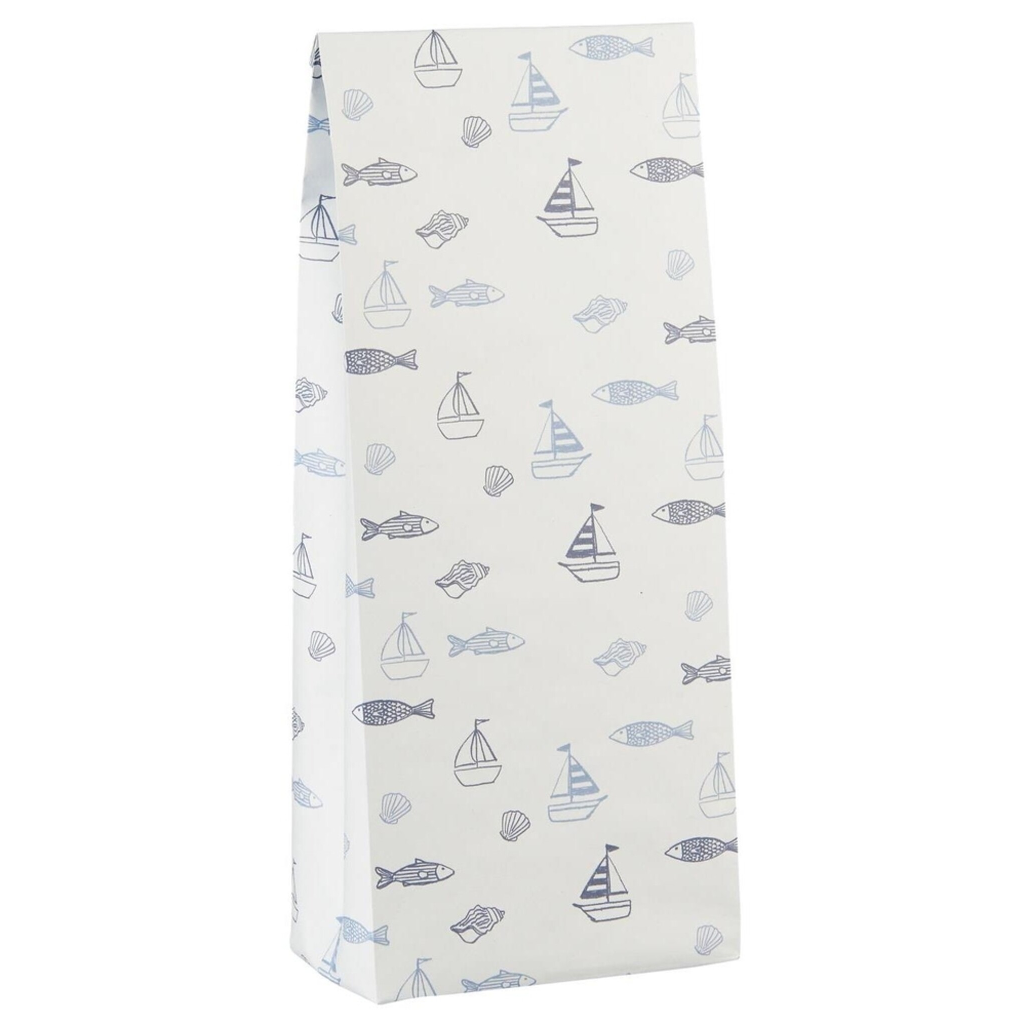 Buntfalttüte Meer, blau 12 x 7 x 30.5 cm