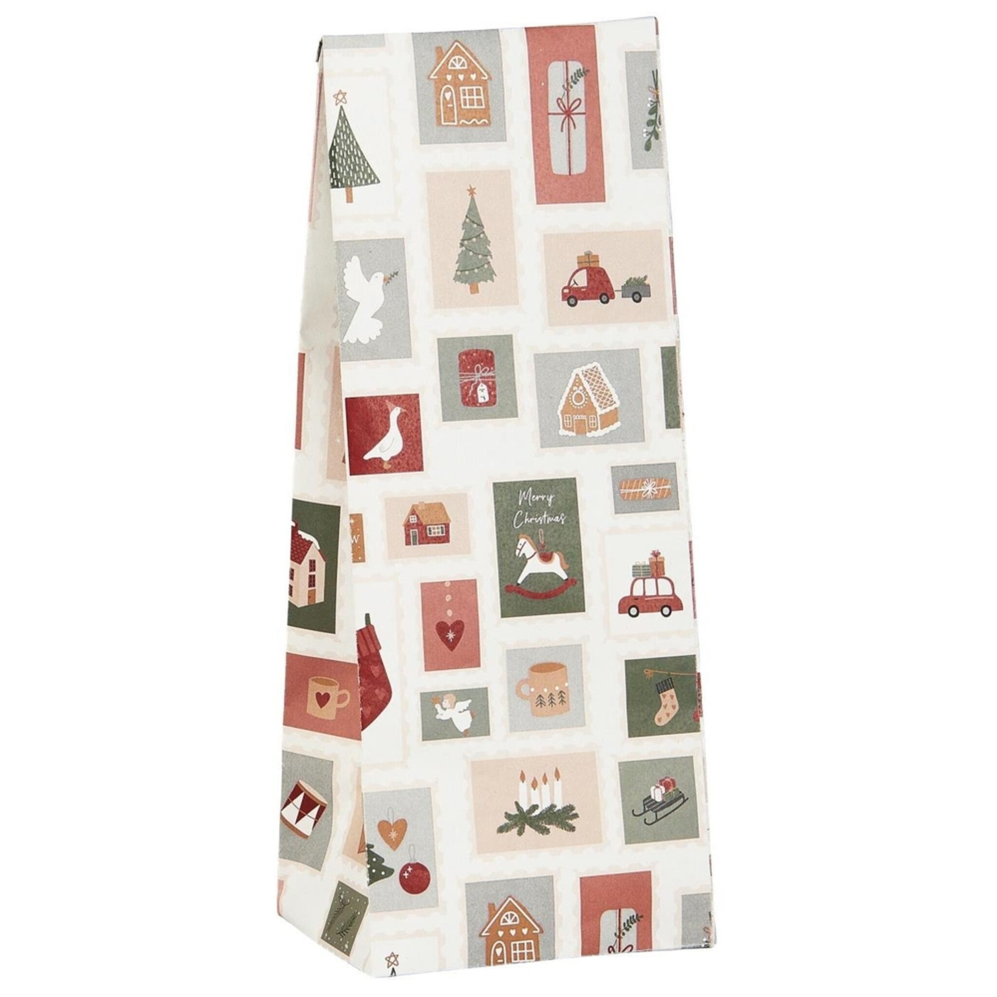 Buntfalttüte Weihnachtsbriefmarken, diverse 6 x 9 x 22.5 cm