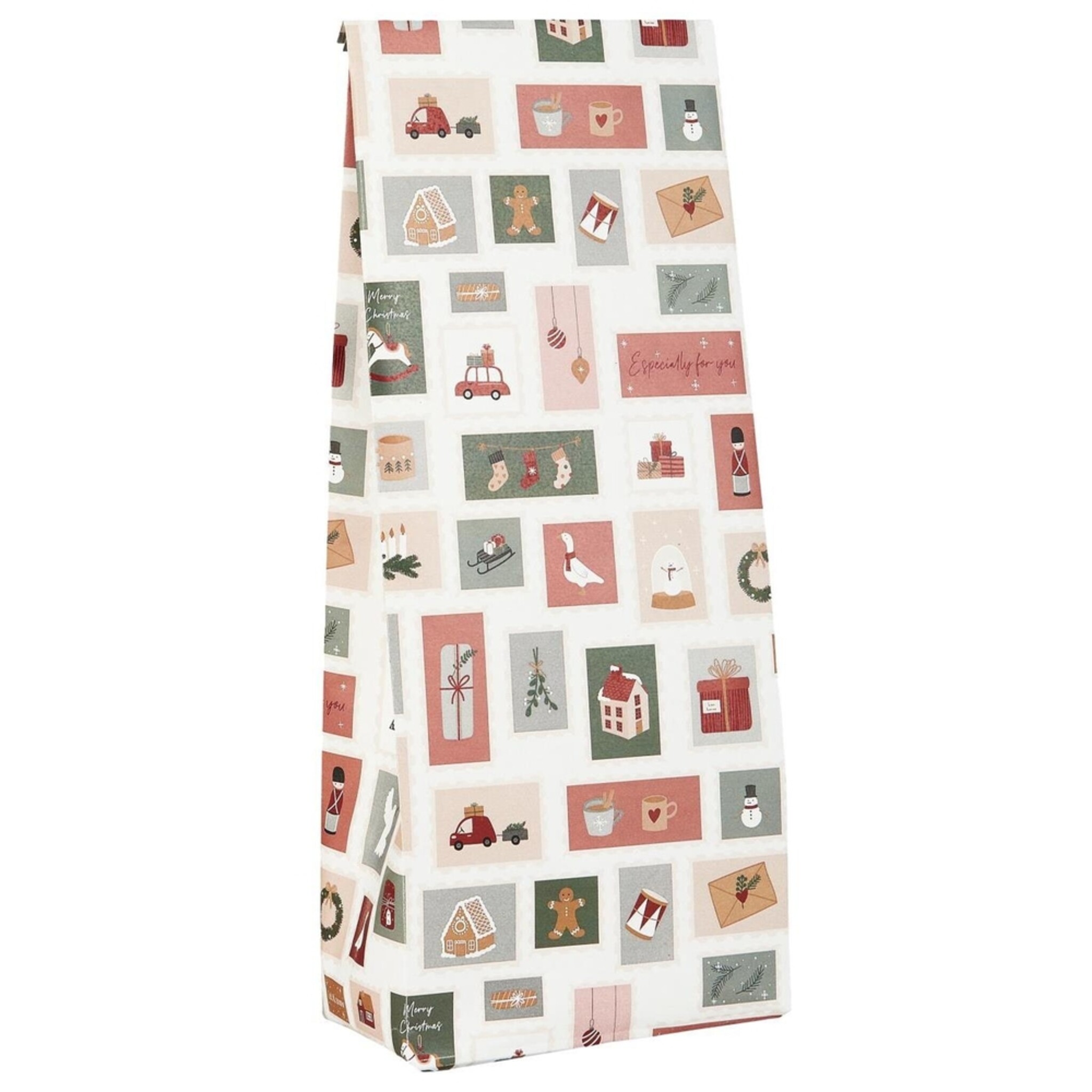 Buntfalttüte Weihnachtsbriefmarken, diverse 7 x 12 x 30.5 cm