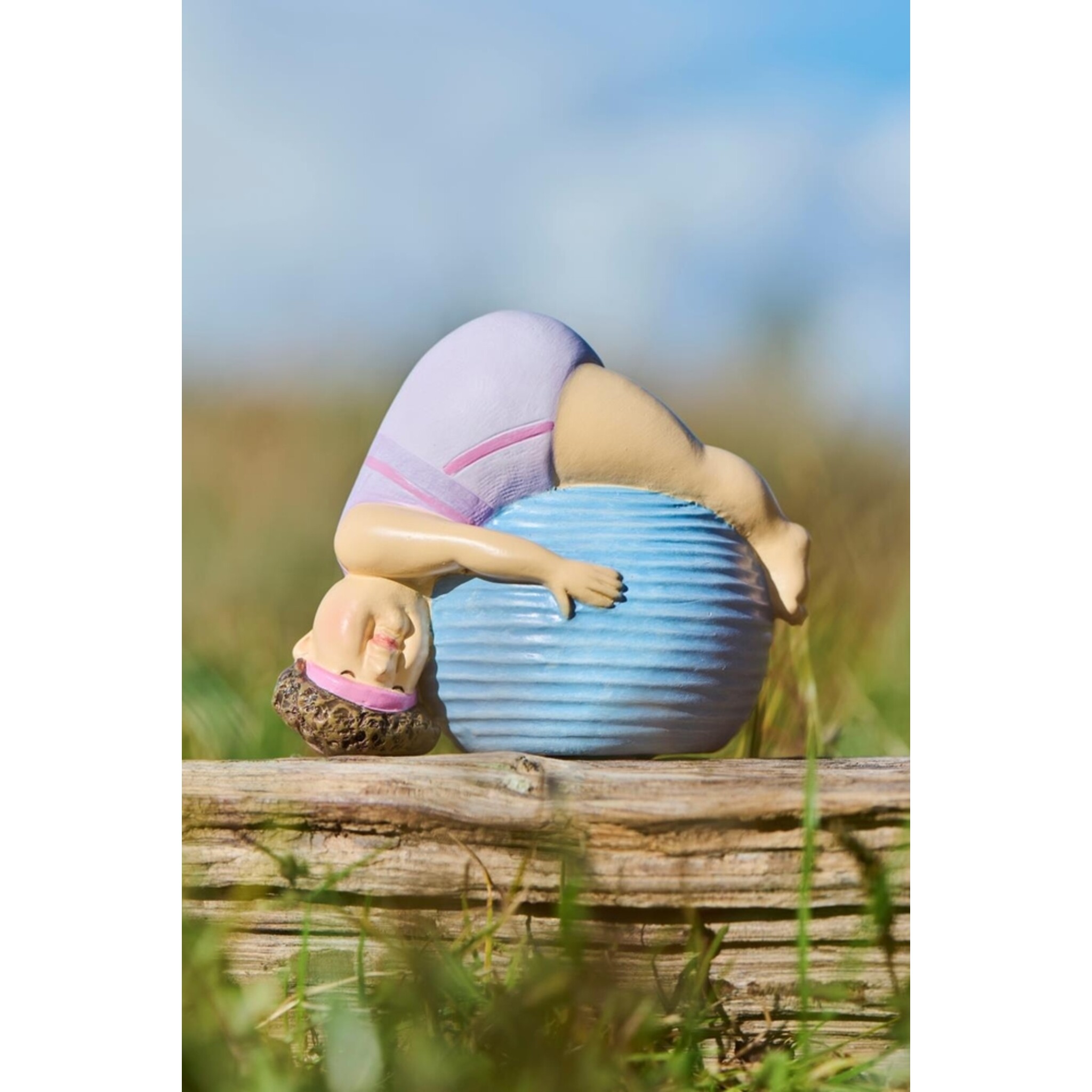 IB Laursen Yoga-Dame - Humorvolle Dekofigur aus Polyresin, diverse 