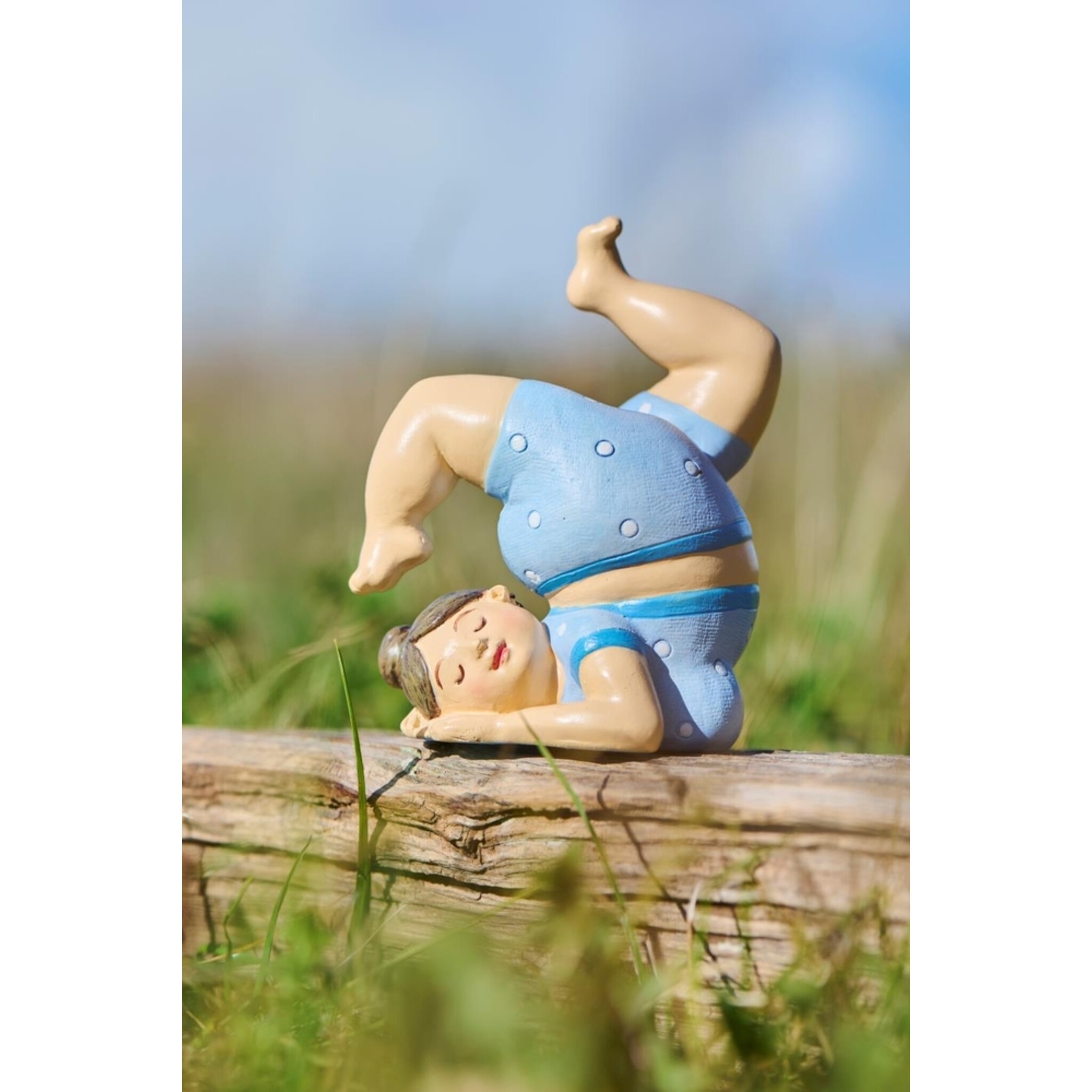 IB Laursen Yoga-Dame - Humorvolle Dekofigur aus Polyresin, diverse 