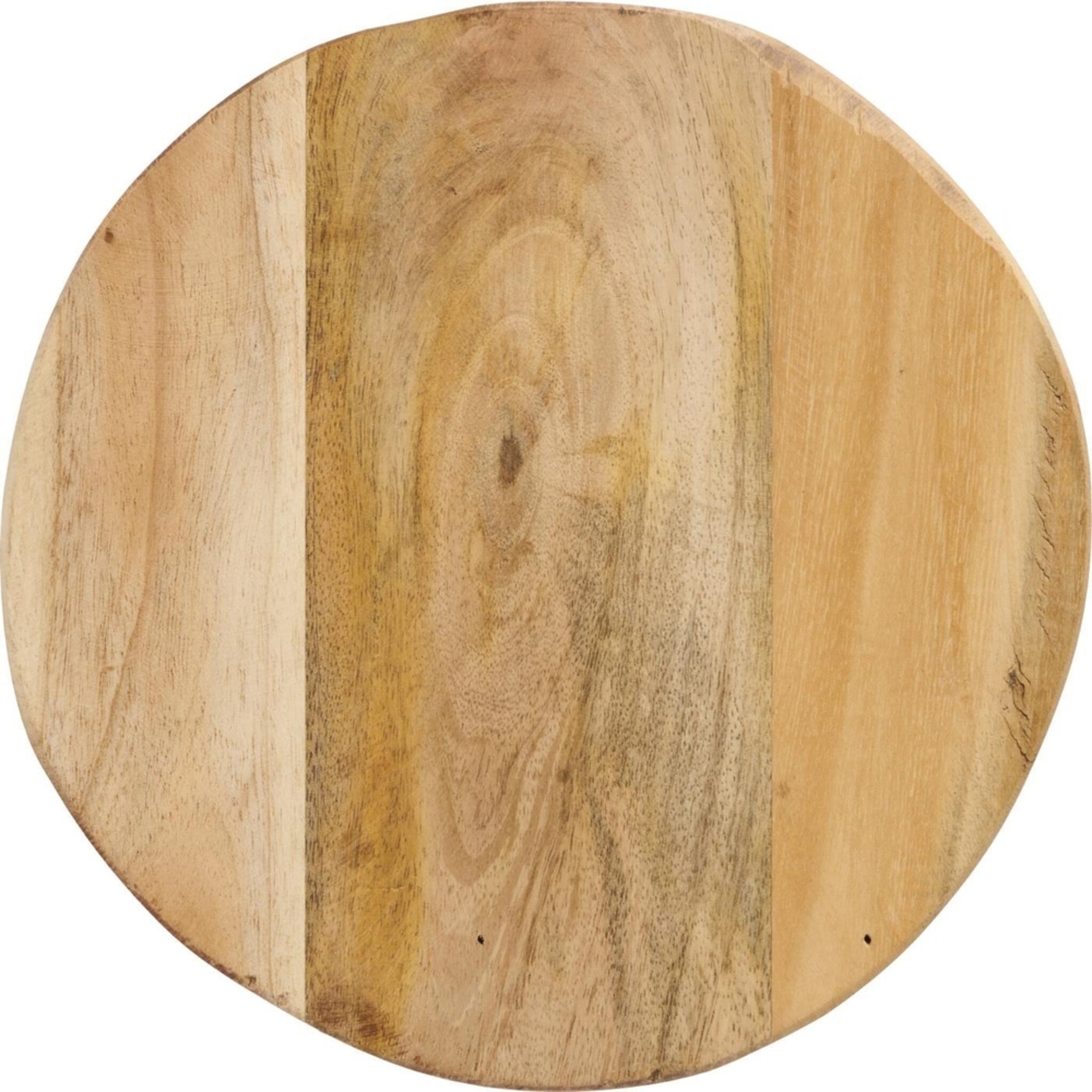 Dekobrett, Kerzentablett aus Holz Unika, natur Höhe 2, Ø 20 cm