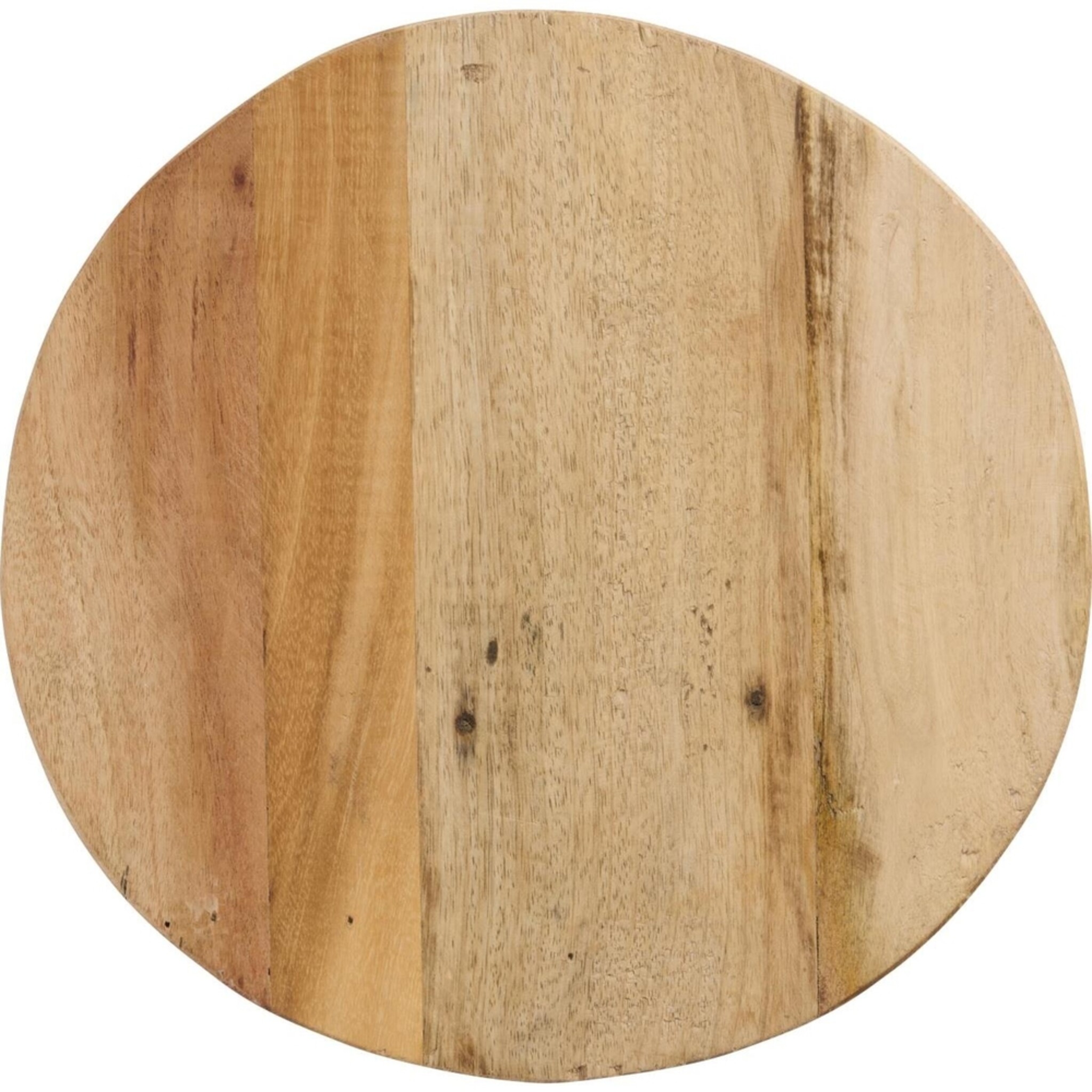 Dekobrett, Kerzentablett aus Holz Unika, natur Höhe 2, Ø 30 cm