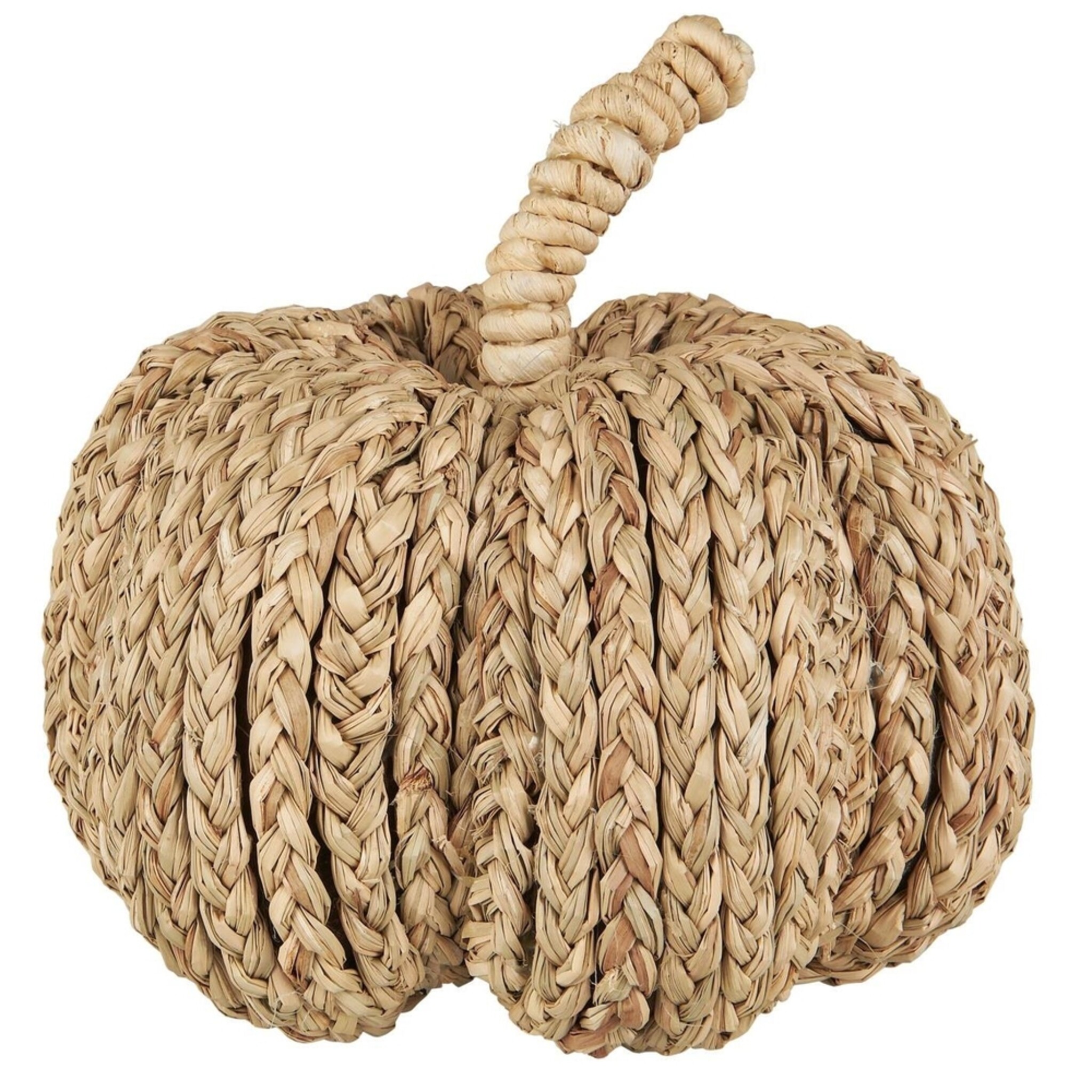 Dekokürbis aus Seegras, natur 