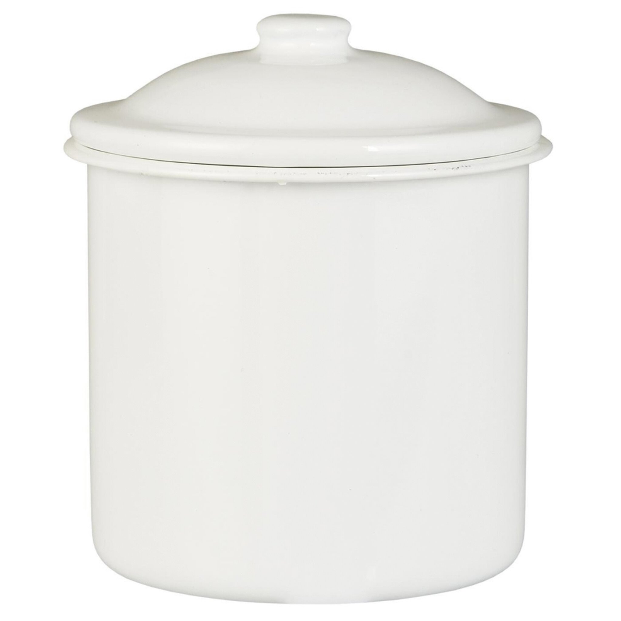 Dose Emaille,  Höhe 13, Ø 11 cm