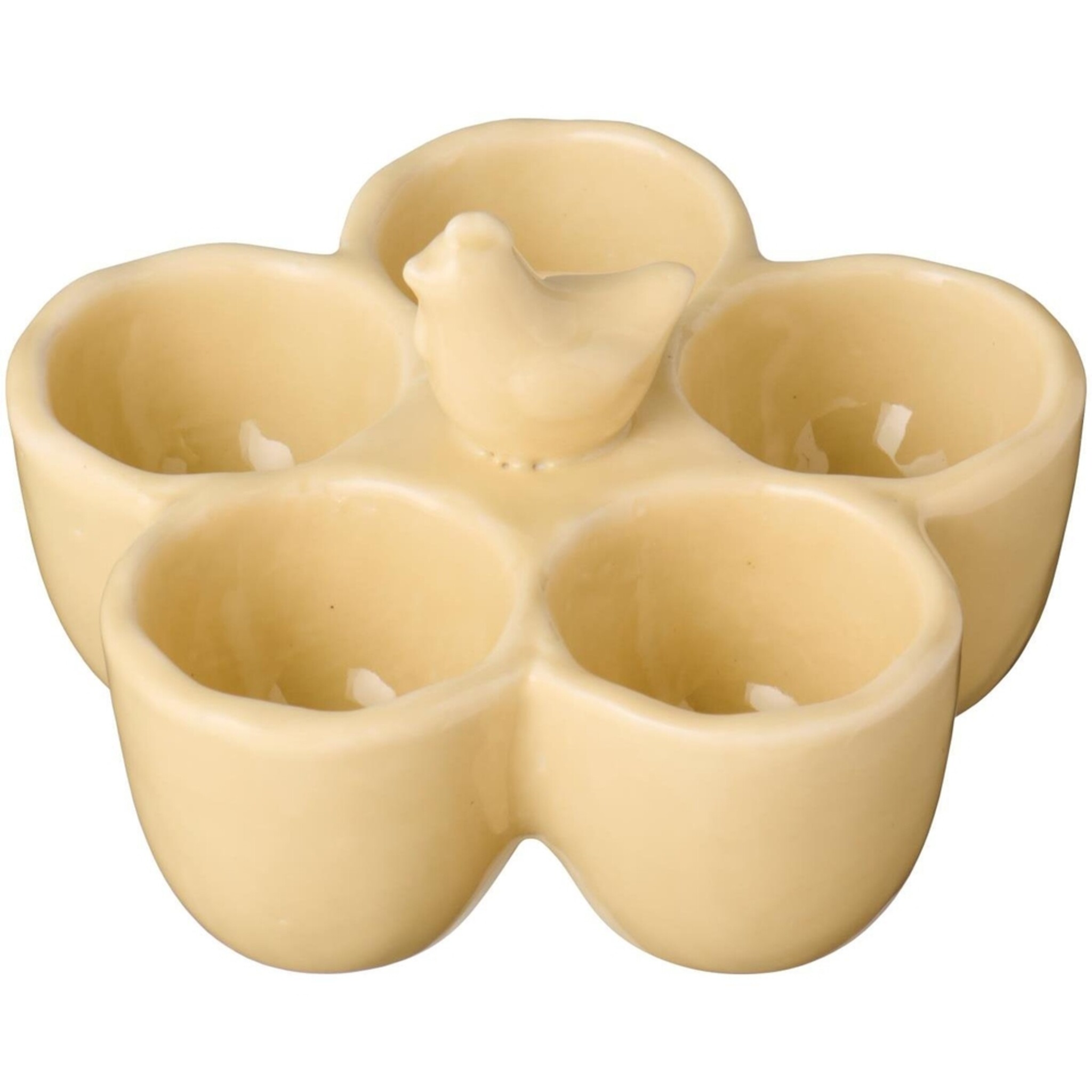 IB Laursen Eierhalter für 5 Eier - Steingut, gelb 