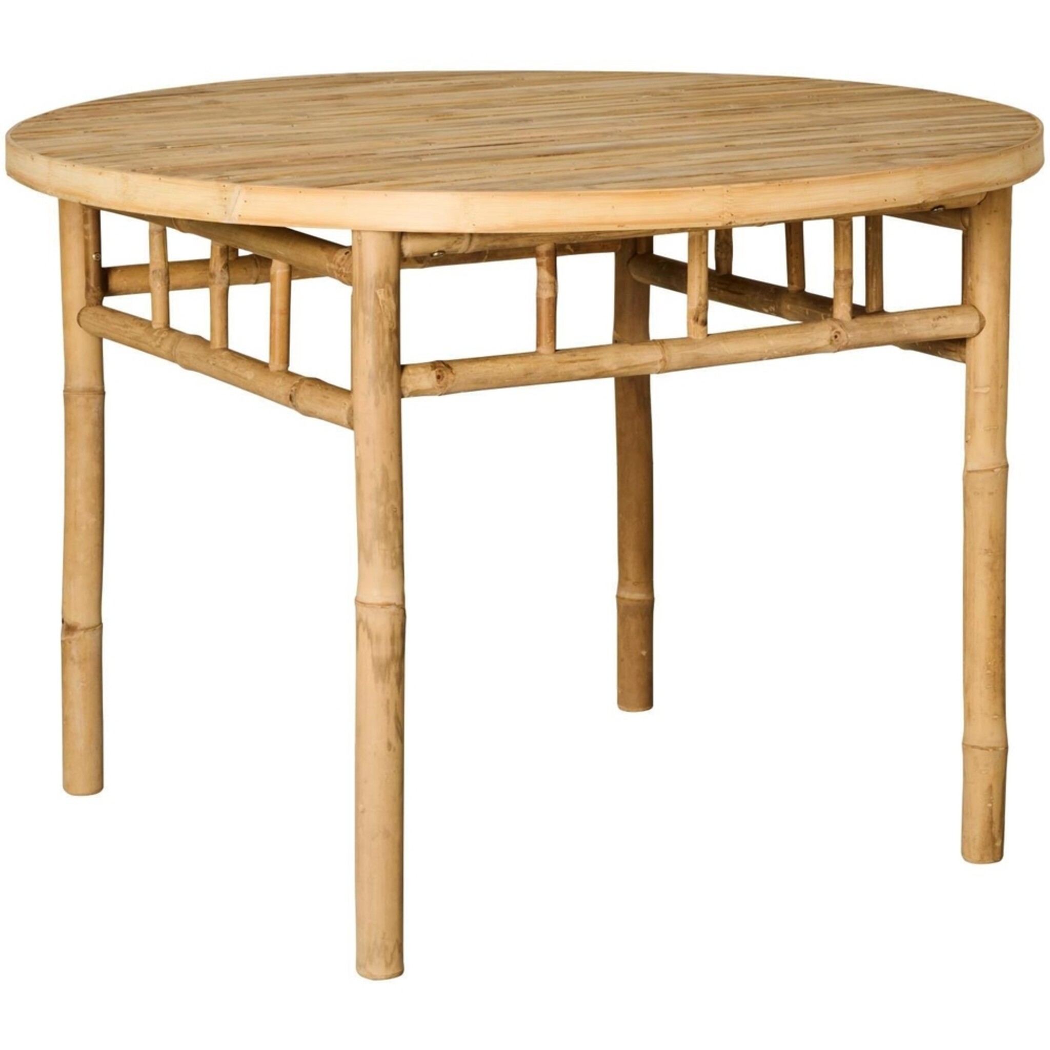 IB Laursen Esstisch Bambus,  H: 77 Ø: 110