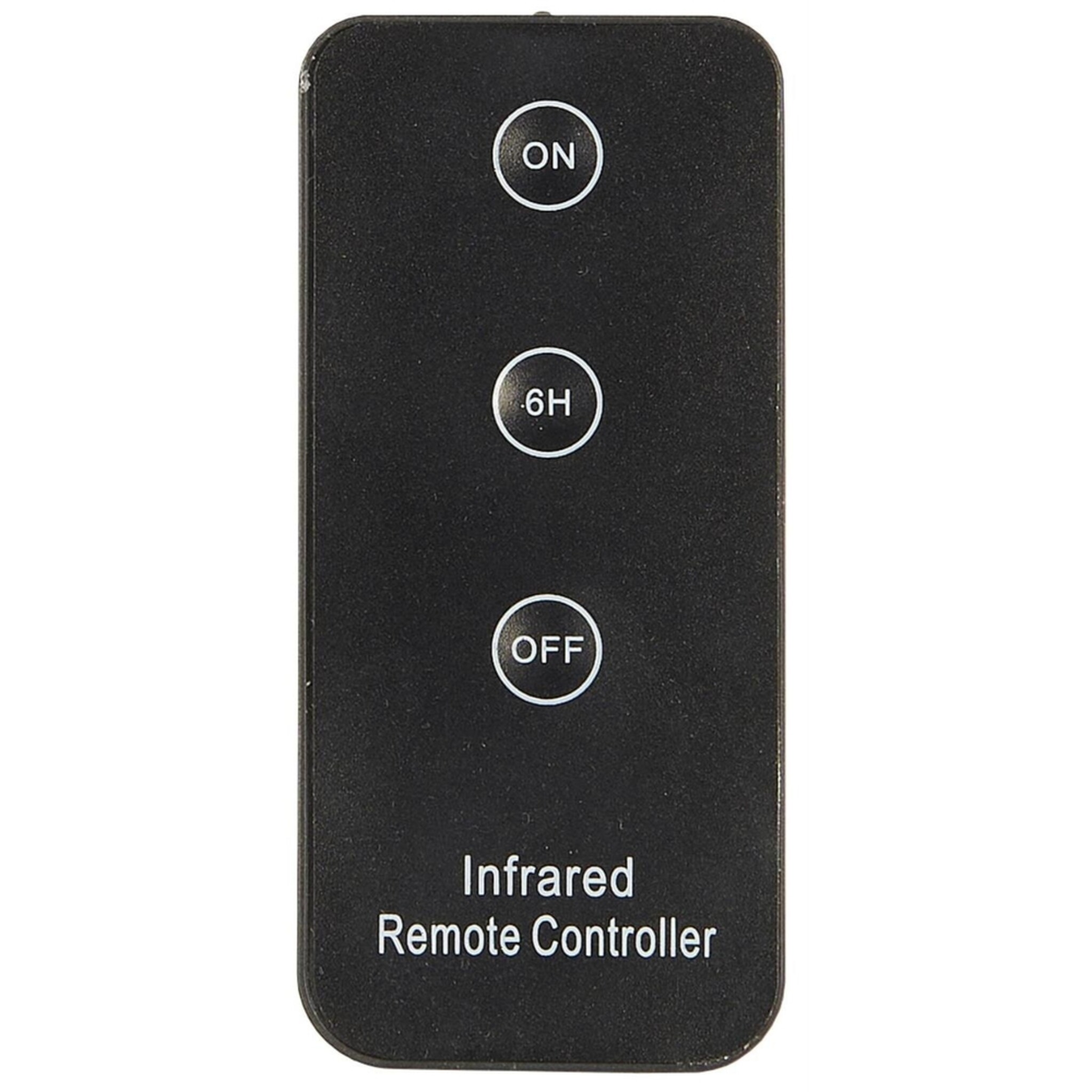 Fernbedienung für IB Laursen LED-Stumpenkerze mit warmer Flamme, schwarz 