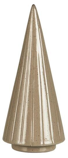 Figur Tannenbaum von oben nach unten gerillt, beige