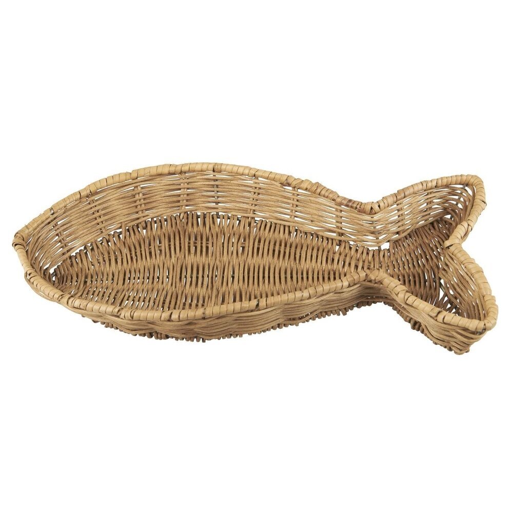 Fischförmiger Korb, natur 