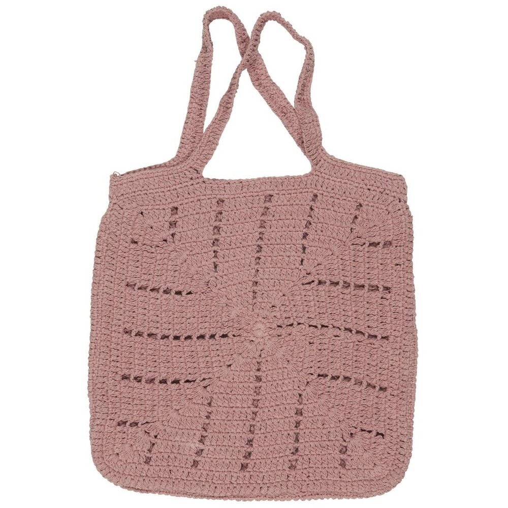 Gehäkelte Tasche Clay, coral almond 