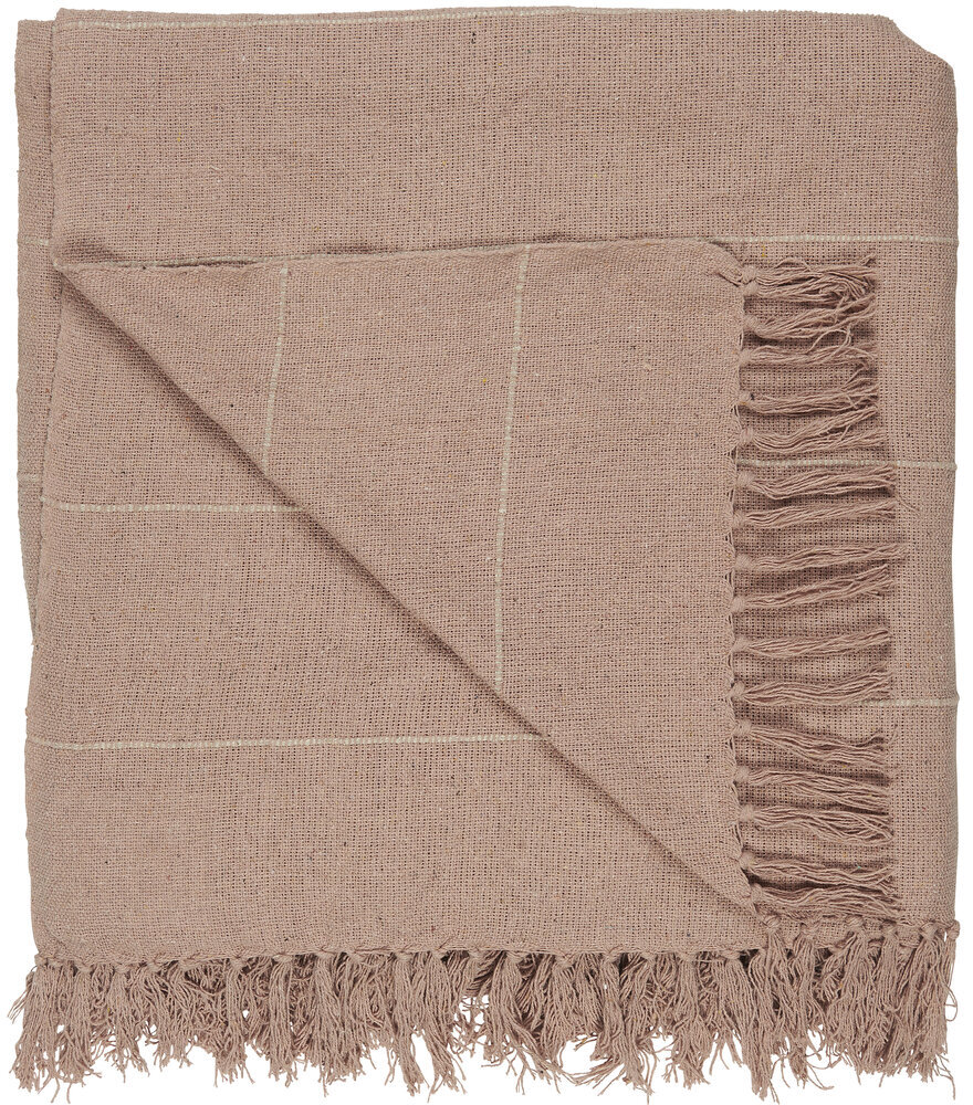 gerippte Decke aus Baumwolle, malva 