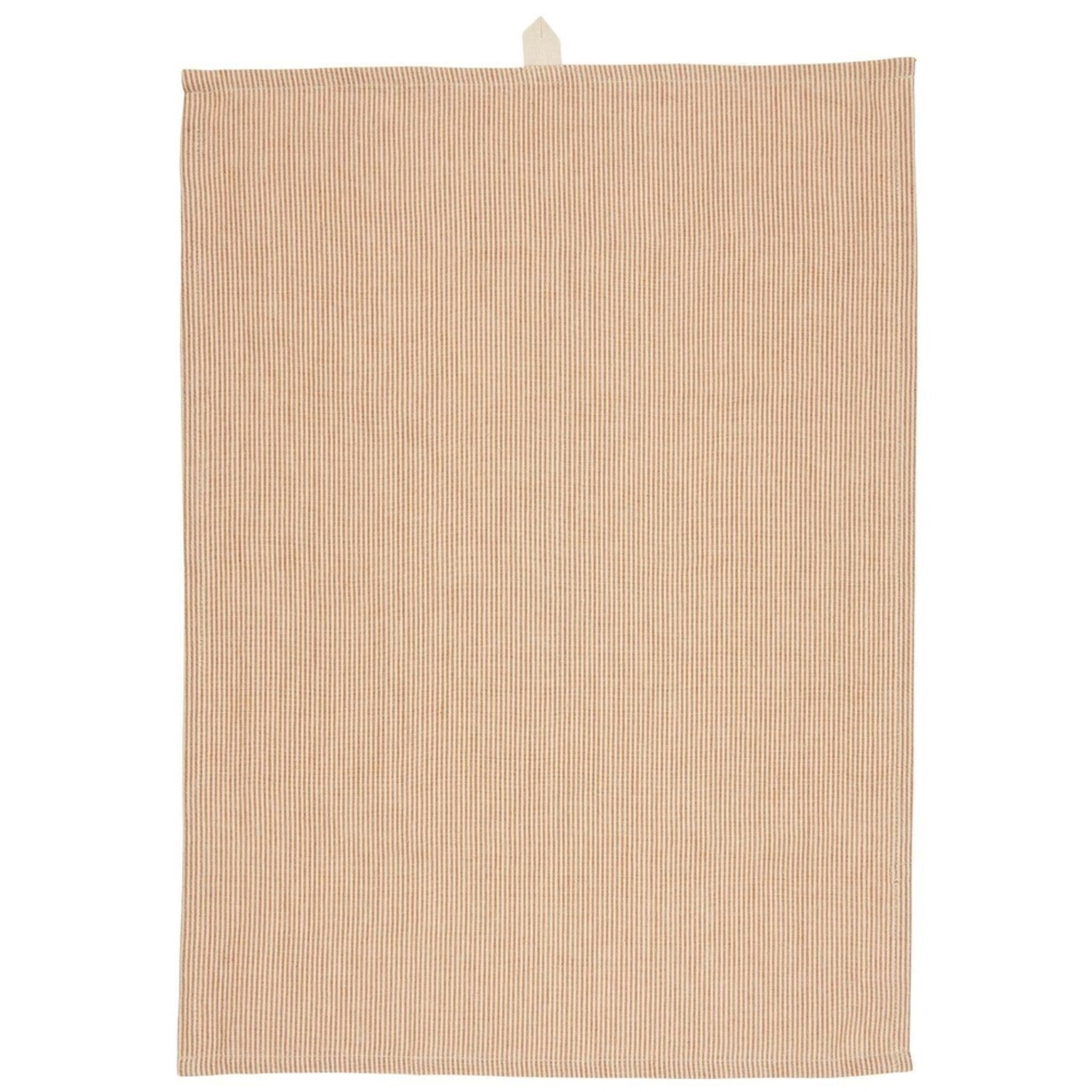 Geschirrhandtuch Matilde mit Streifen, braun 