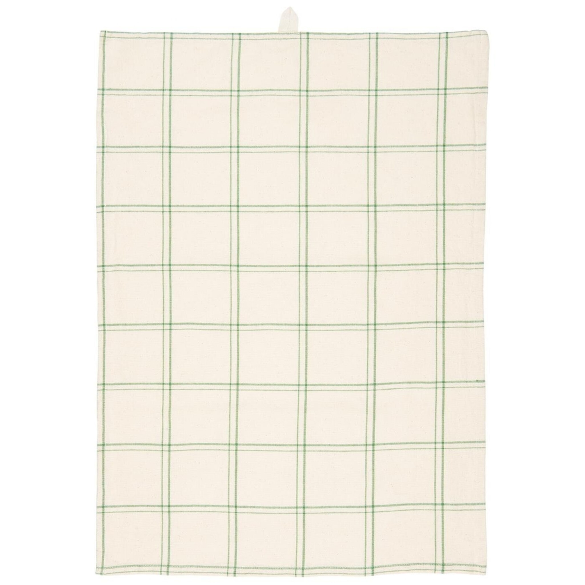 Geschirrtuch Leonard mit Karomuster, grün 